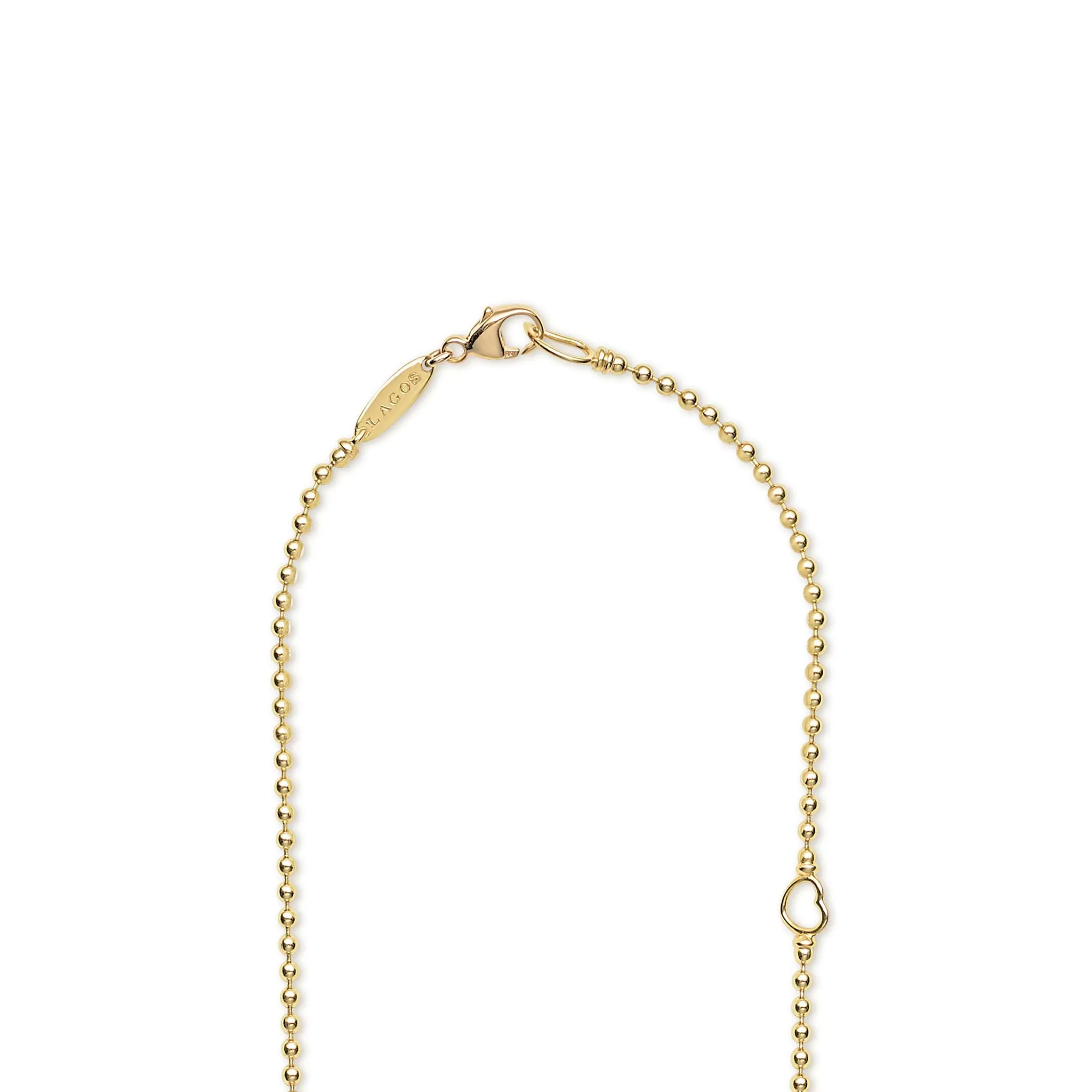 18K Gold Nine Cluster Diamond Necklace (Studio) sold by LAGOS product image thumbnail 5