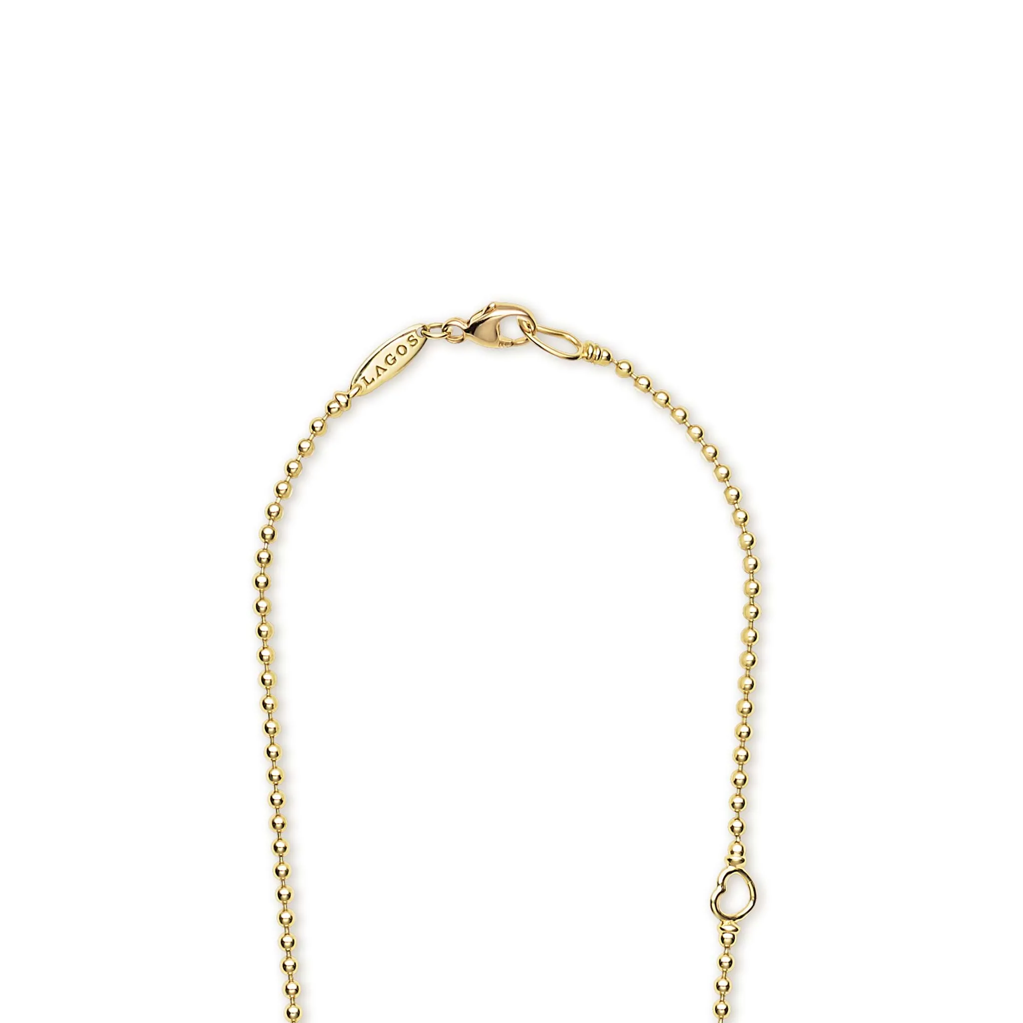 18K Gold Nine Diamond Linear Necklace (Studio) sold by LAGOS product image thumbnail 5