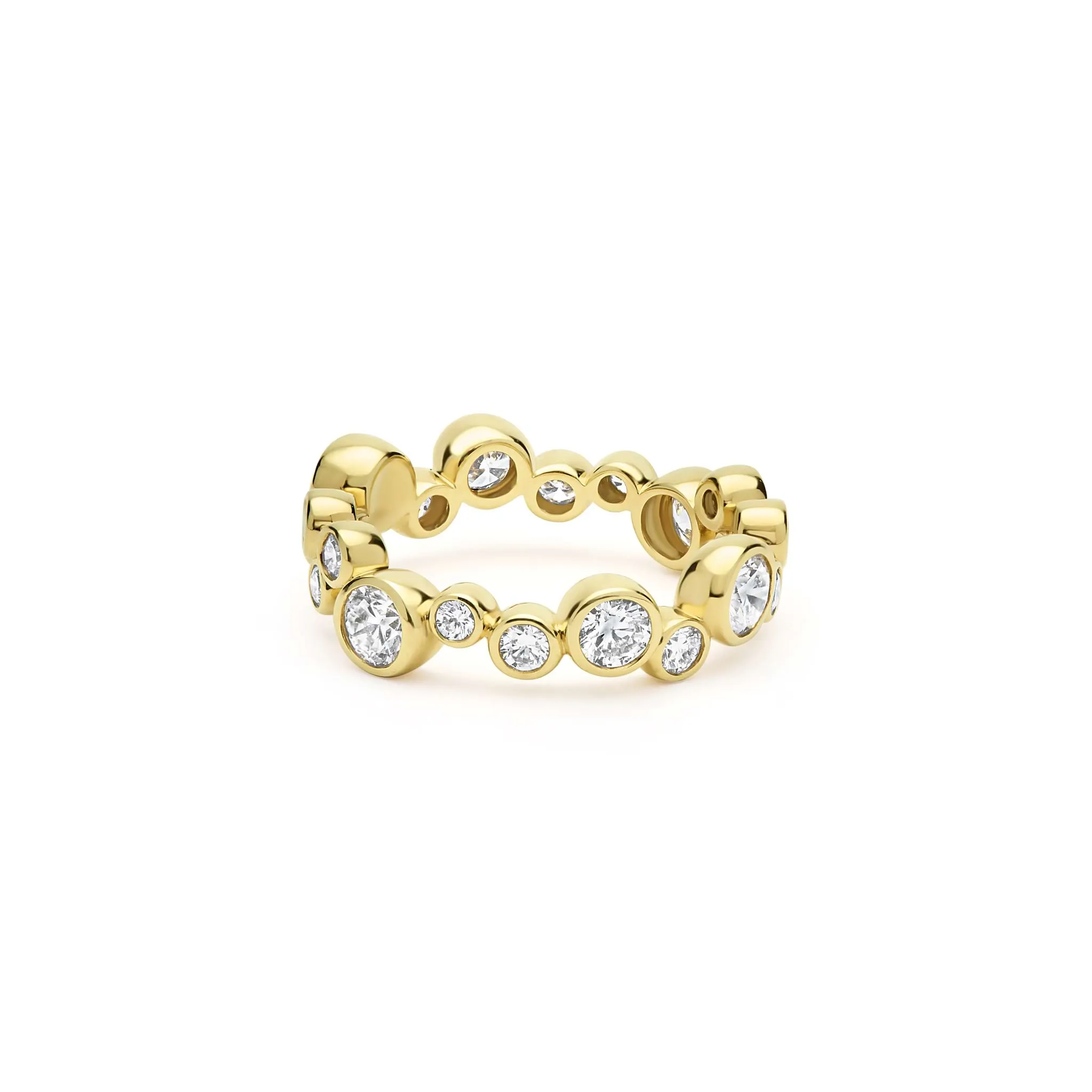 18K Gold Diamond Stacking Ring (Studio) sold by LAGOS product image thumbnail 4