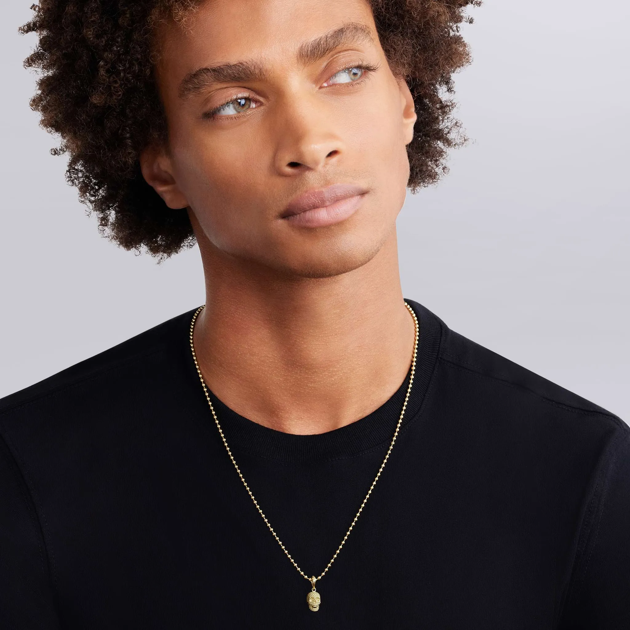 Anthem 18K Gold Skull Amulet Necklace sold by LAGOS product image thumbnail 2