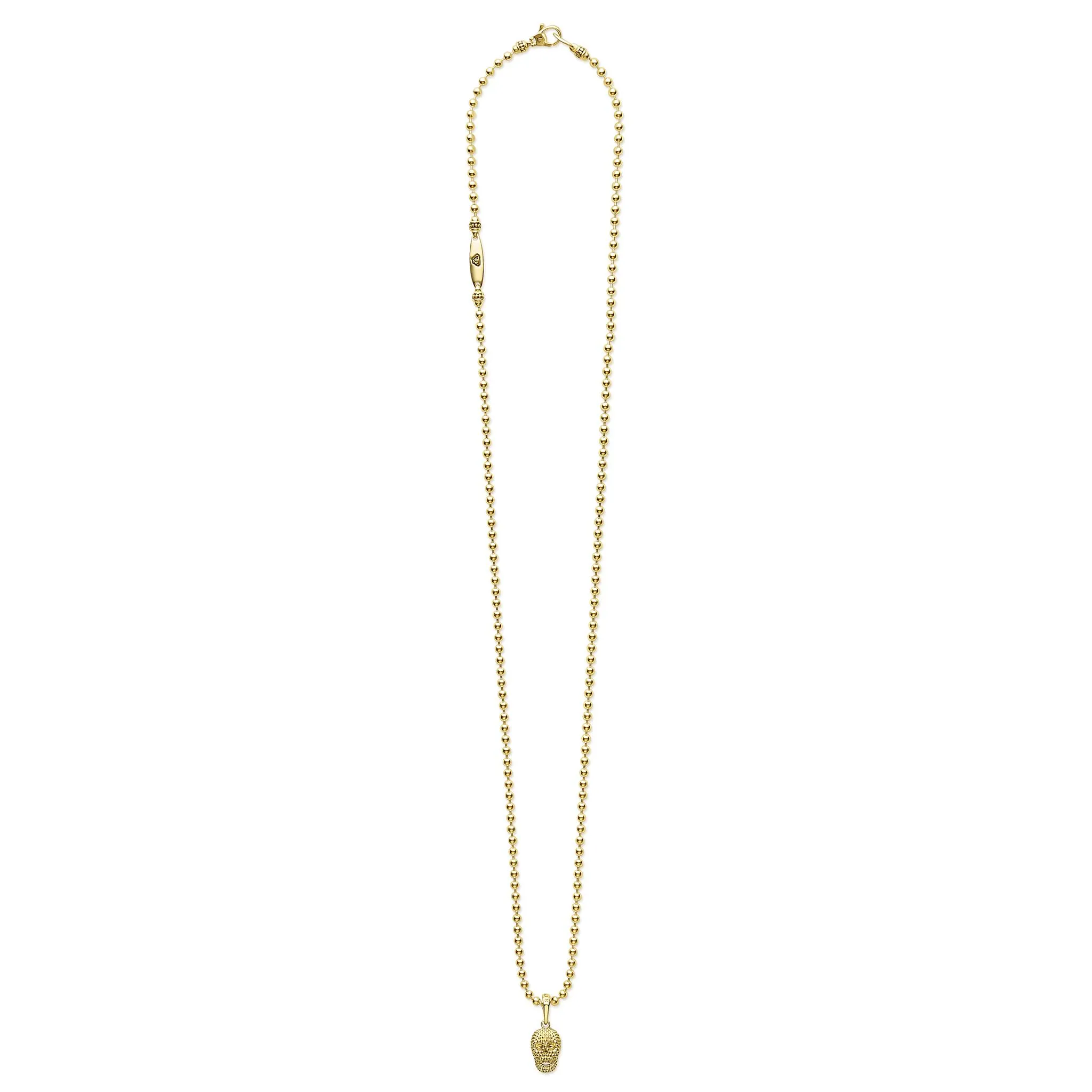 Anthem 18K Gold Skull Amulet Necklace sold by LAGOS product image thumbnail 3