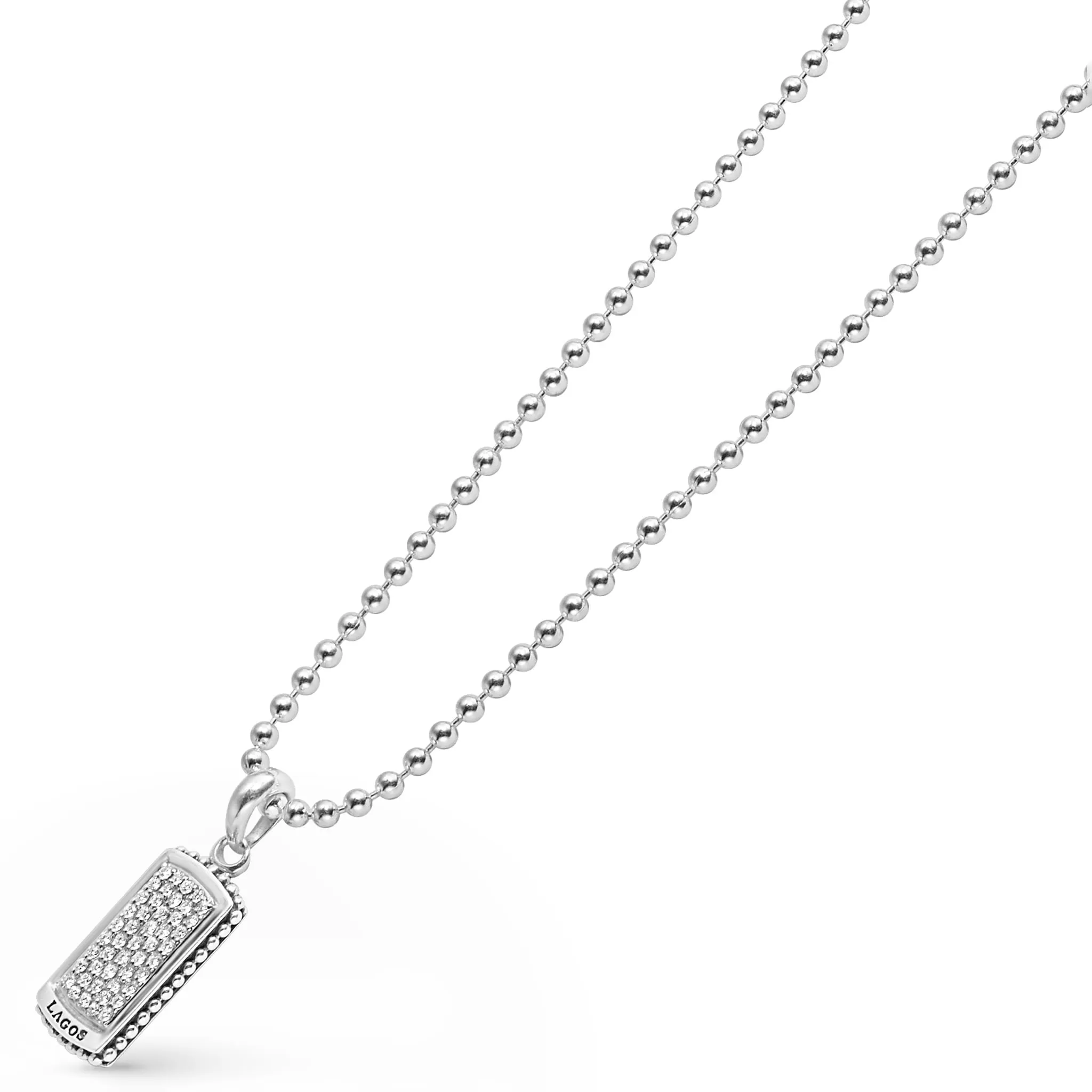 Anthem Diamond Tag Amulet Necklace sold by LAGOS product image thumbnail 4