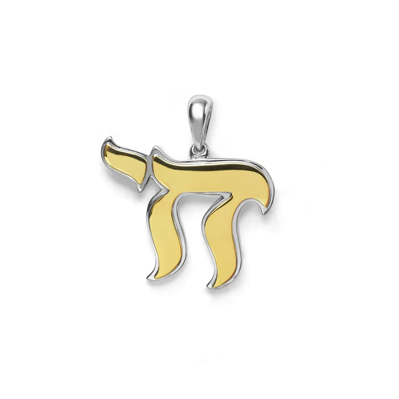 Anthem Two-Tone Chai Amulet made by LAGOS