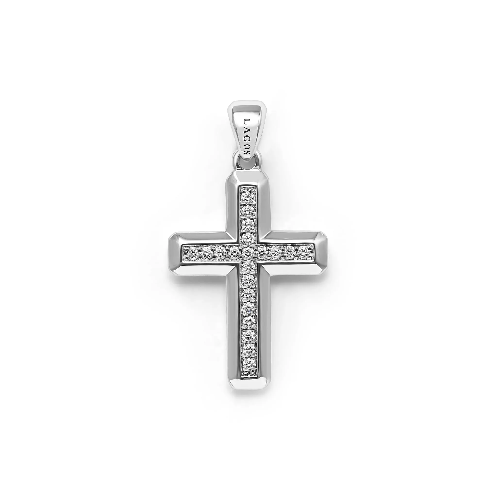 Anthem Diamond Cross Amulet sold by LAGOS