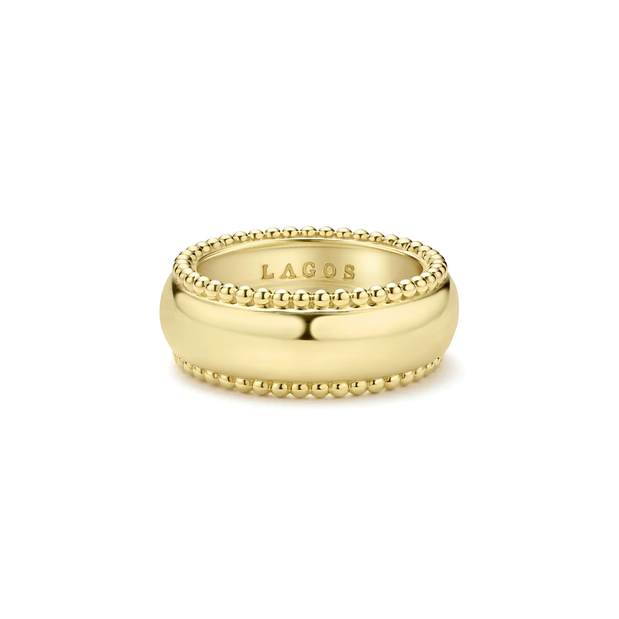 Anthem 18K Gold Band Ring sold by LAGOS product image thumbnail 4