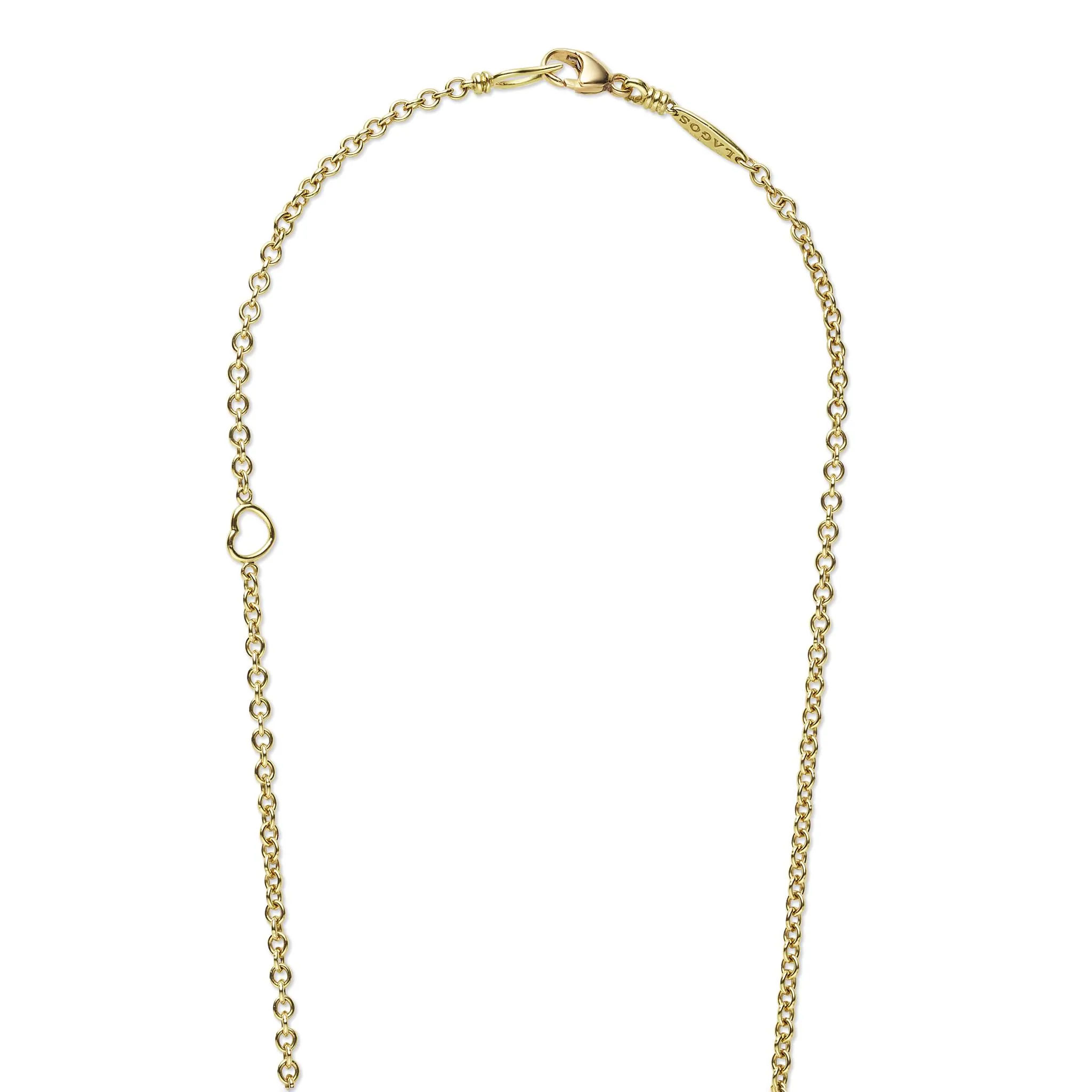 Luna 18K Gold Fleur Pearl Diamond Pendant Necklace sold by LAGOS product image thumbnail 5