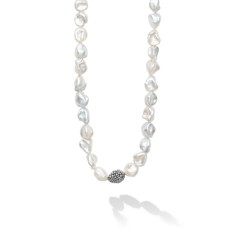 Luna Keshi Pearl Necklace | 34 inch sold by LAGOS