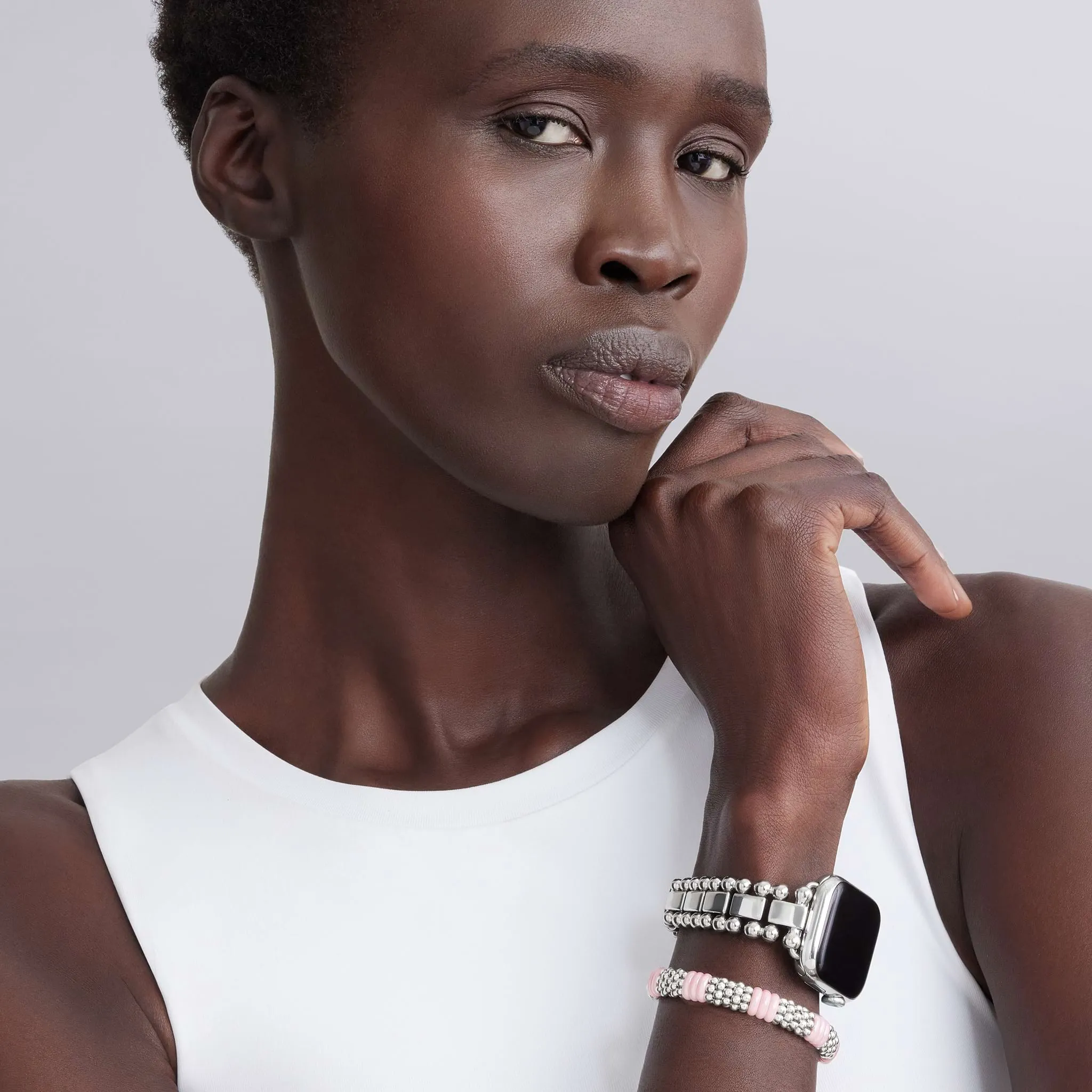 Pink Ceramic Silver Smart Caviar Gift Set sold by LAGOS product image thumbnail 2