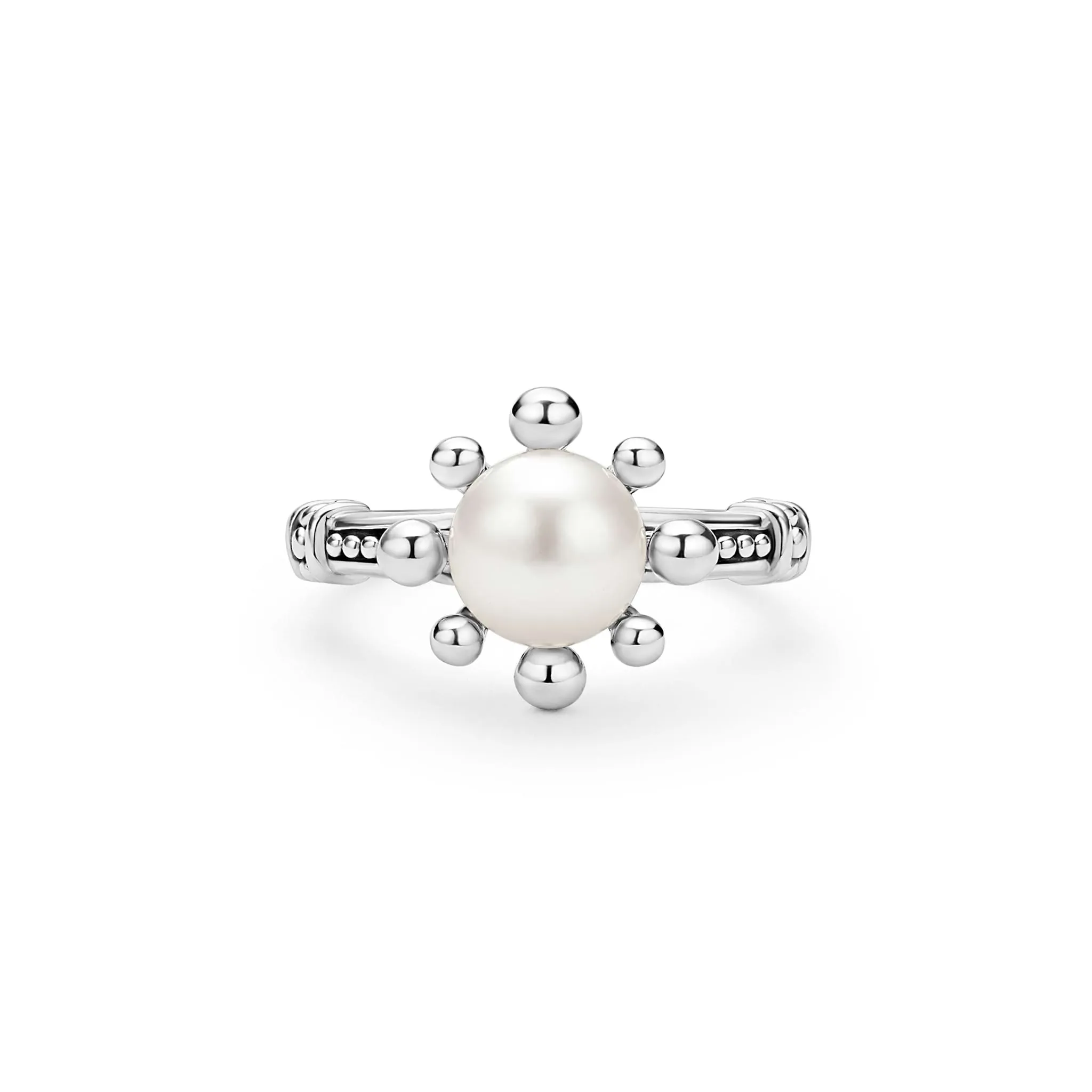 Luna Fleur Pearl Ring sold by LAGOS product image thumbnail 5