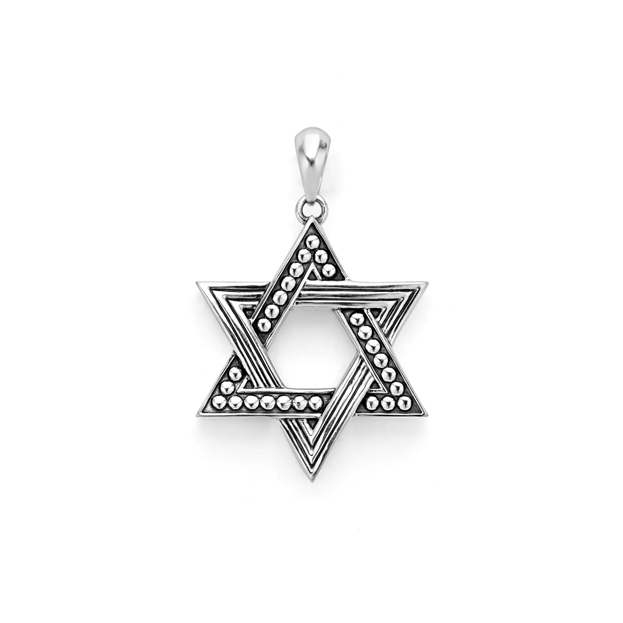 Anthem Two-Tone Star of David Amulet sold by LAGOS product image thumbnail 4