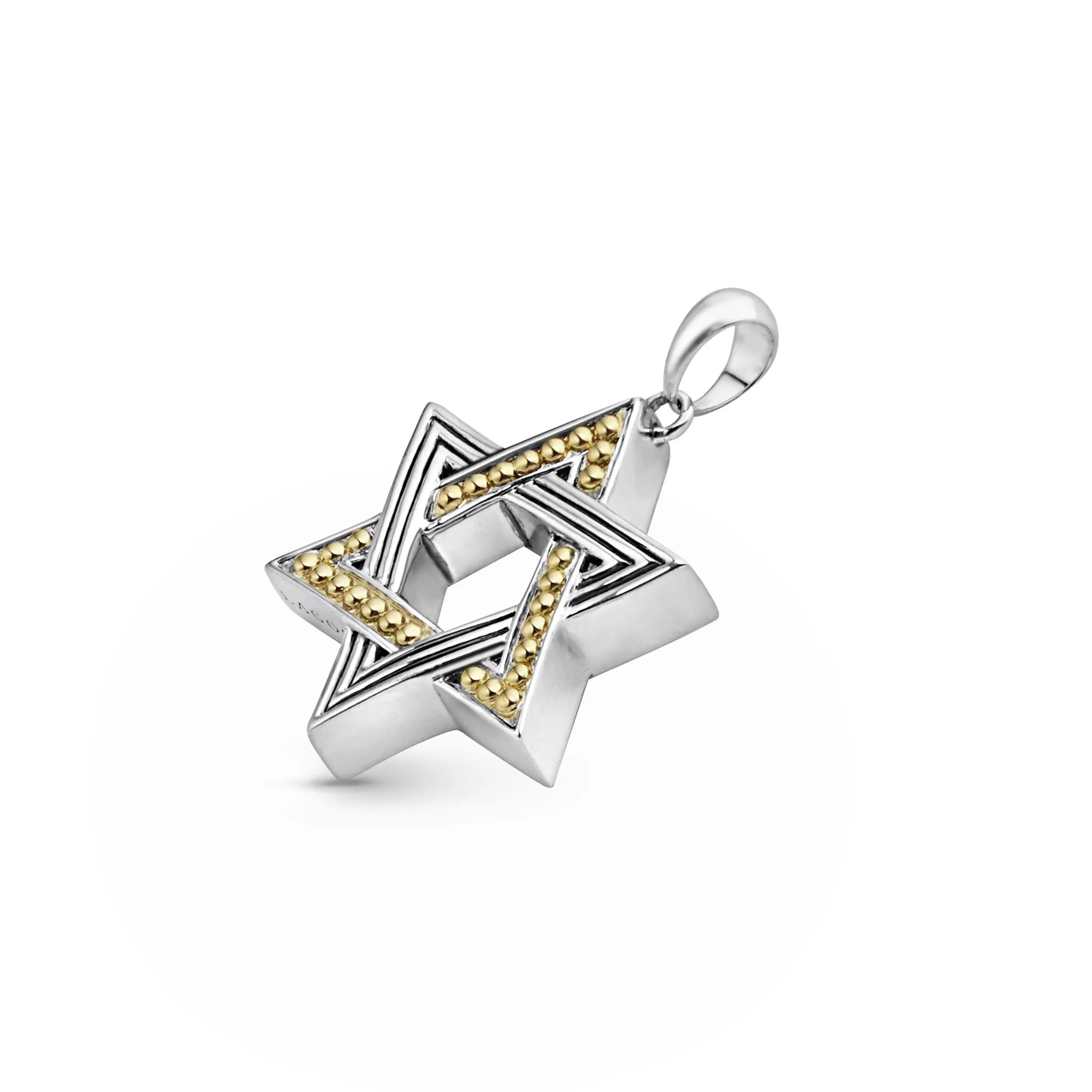 Anthem Two-Tone Star of David Amulet sold by LAGOS product image thumbnail 3