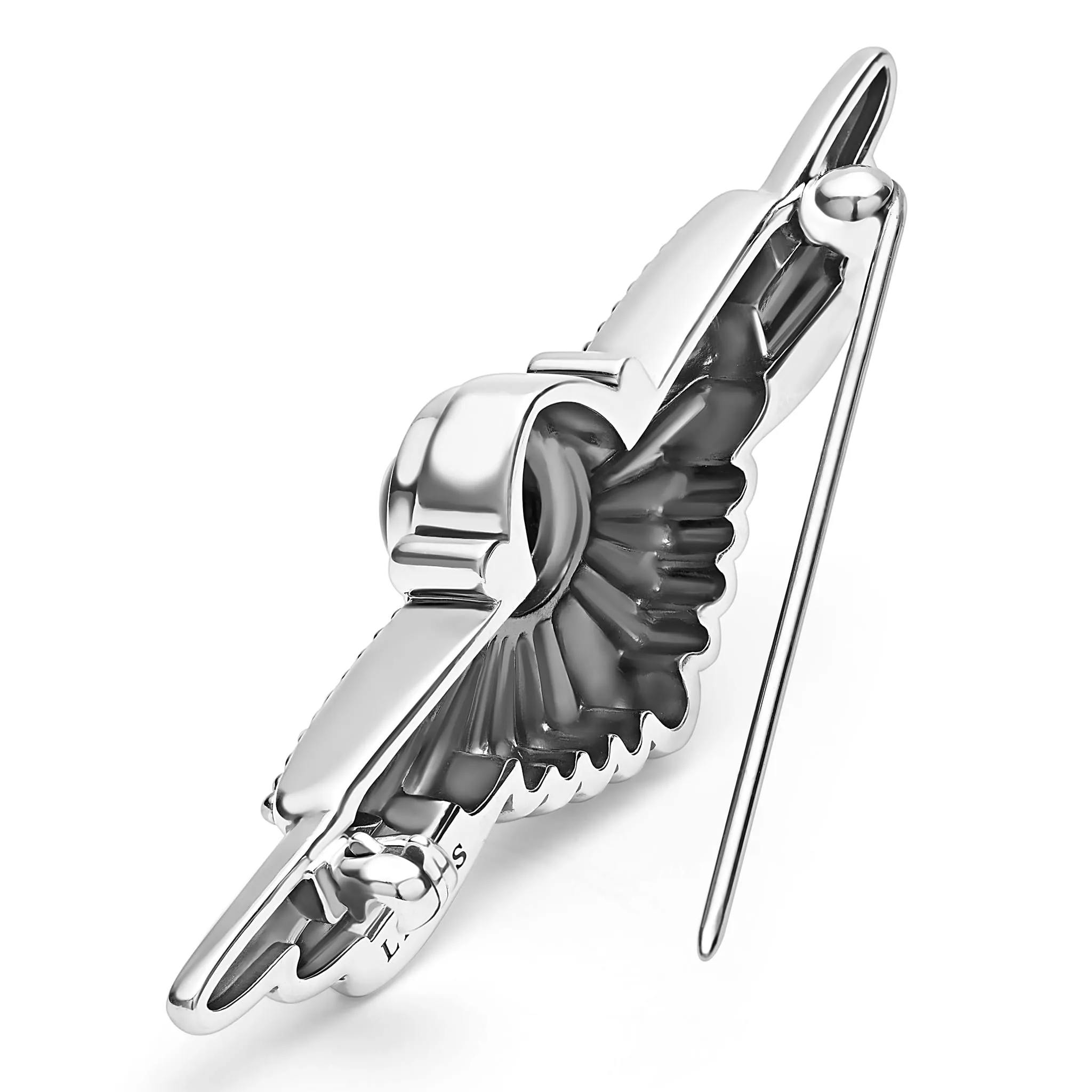 Anthem Onyx Wing Pin sold by LAGOS product image thumbnail 4