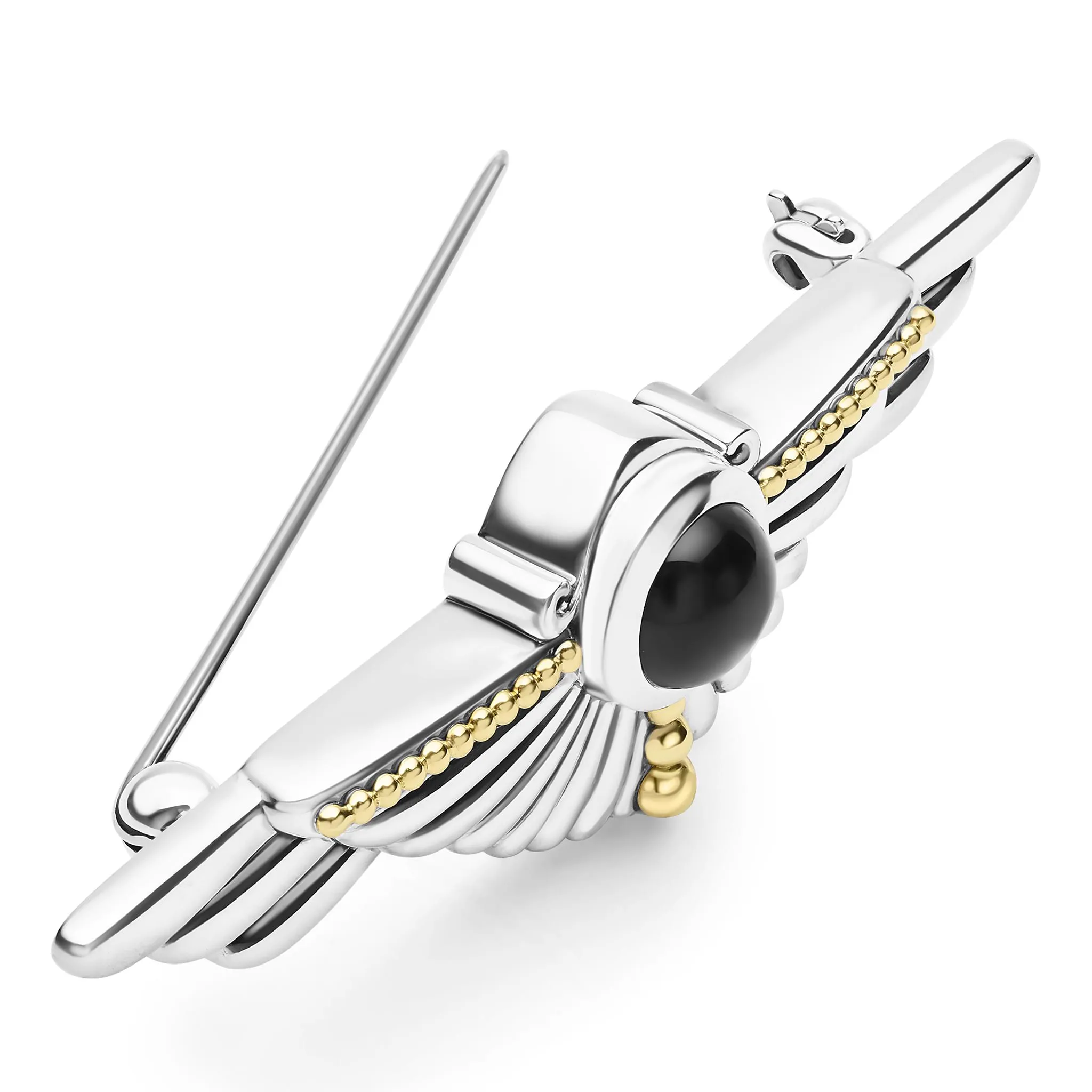 Anthem Onyx Wing Pin sold by LAGOS product image thumbnail 3