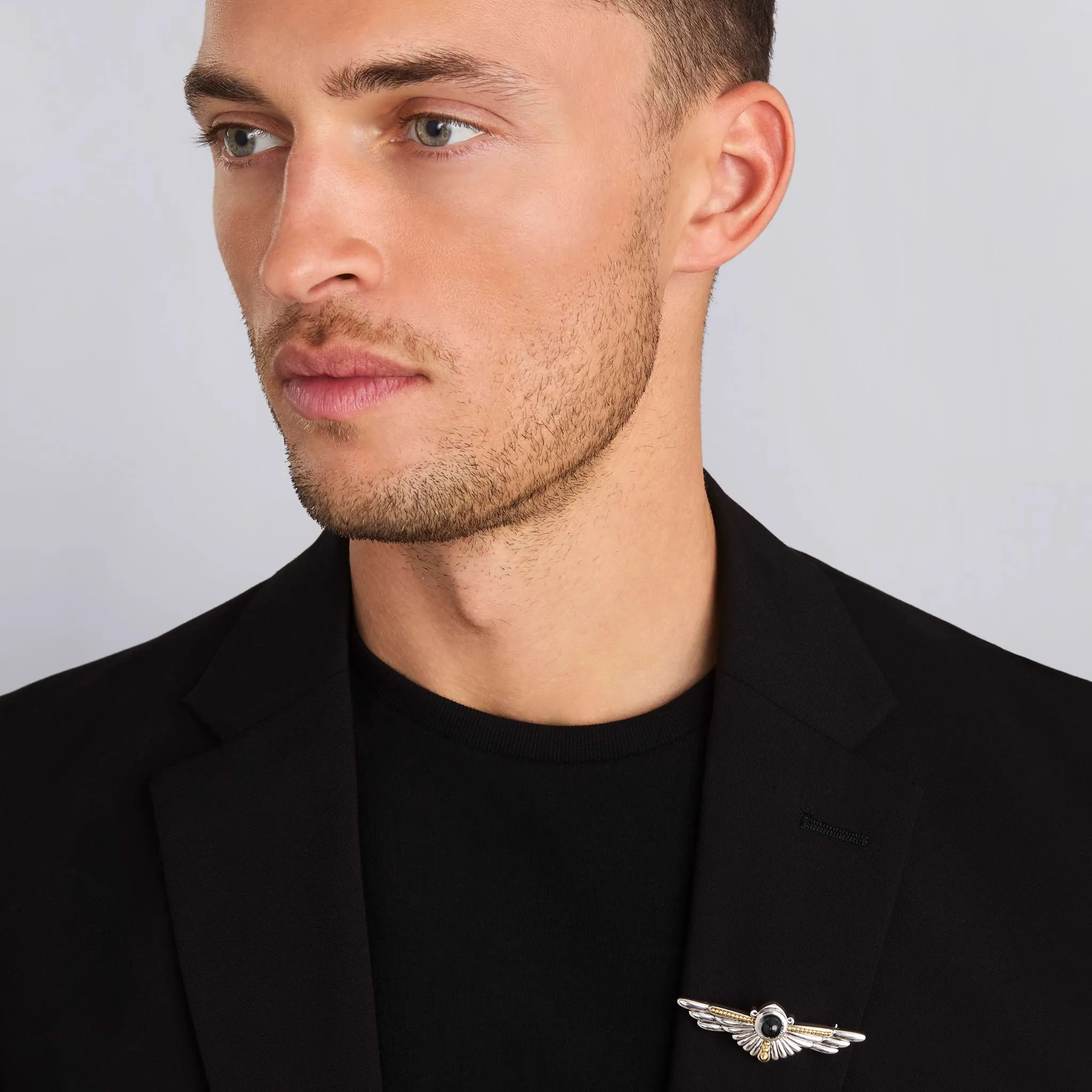 Anthem Onyx Wing Pin sold by LAGOS product image thumbnail 2