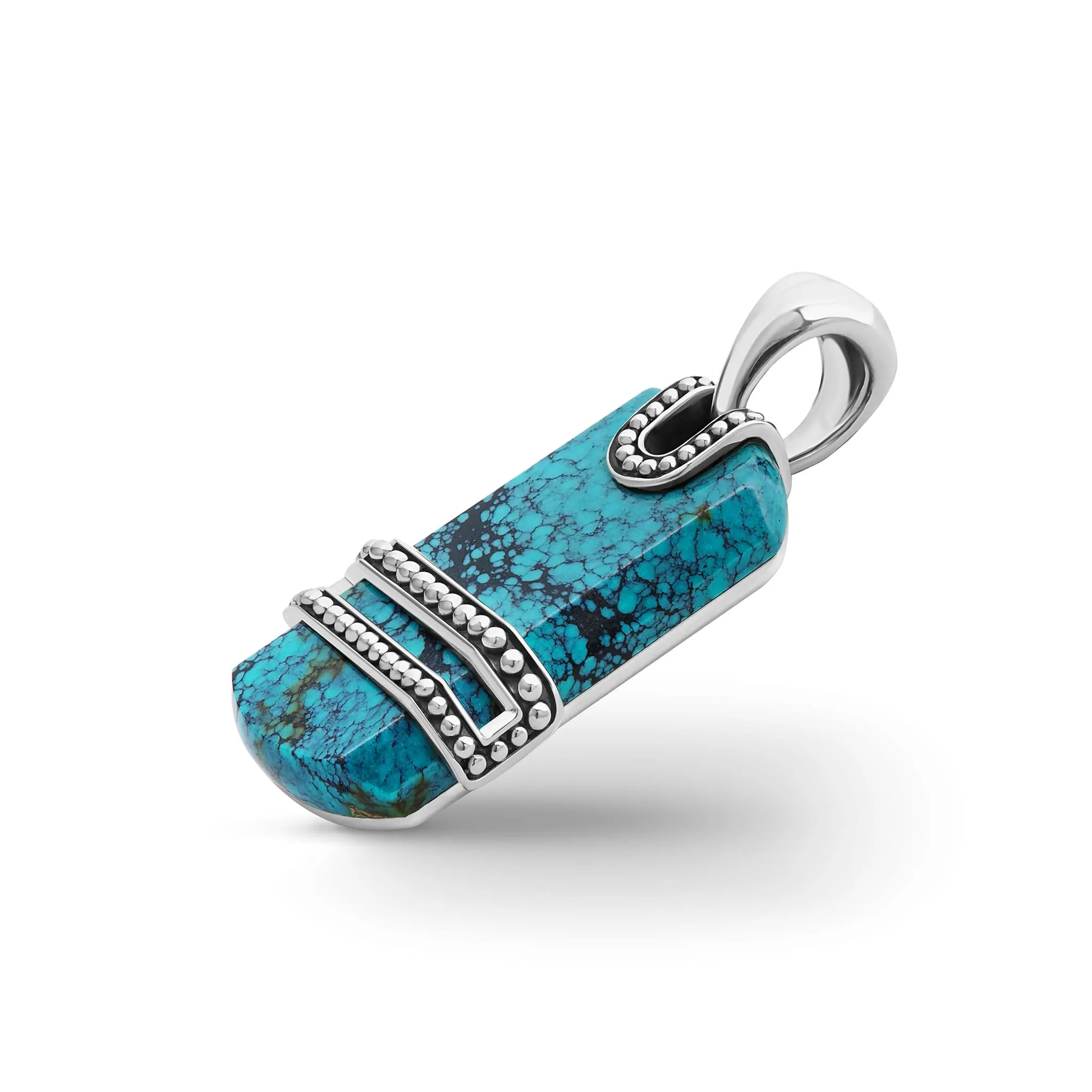 Anthem Black Turquoise Tag Amulet sold by LAGOS product image thumbnail 3