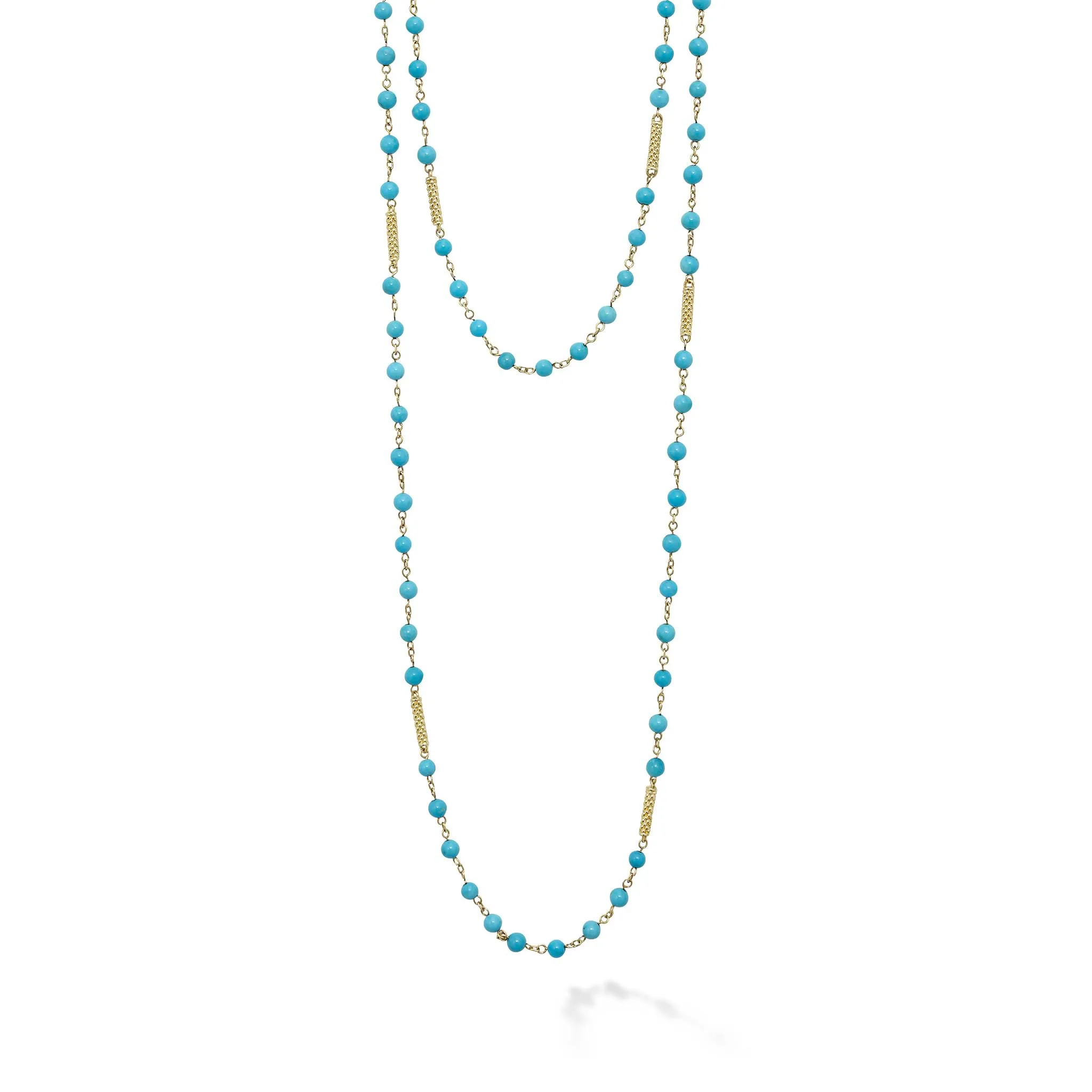 Studio 18K Turquoise Beaded Necklace sold by LAGOS