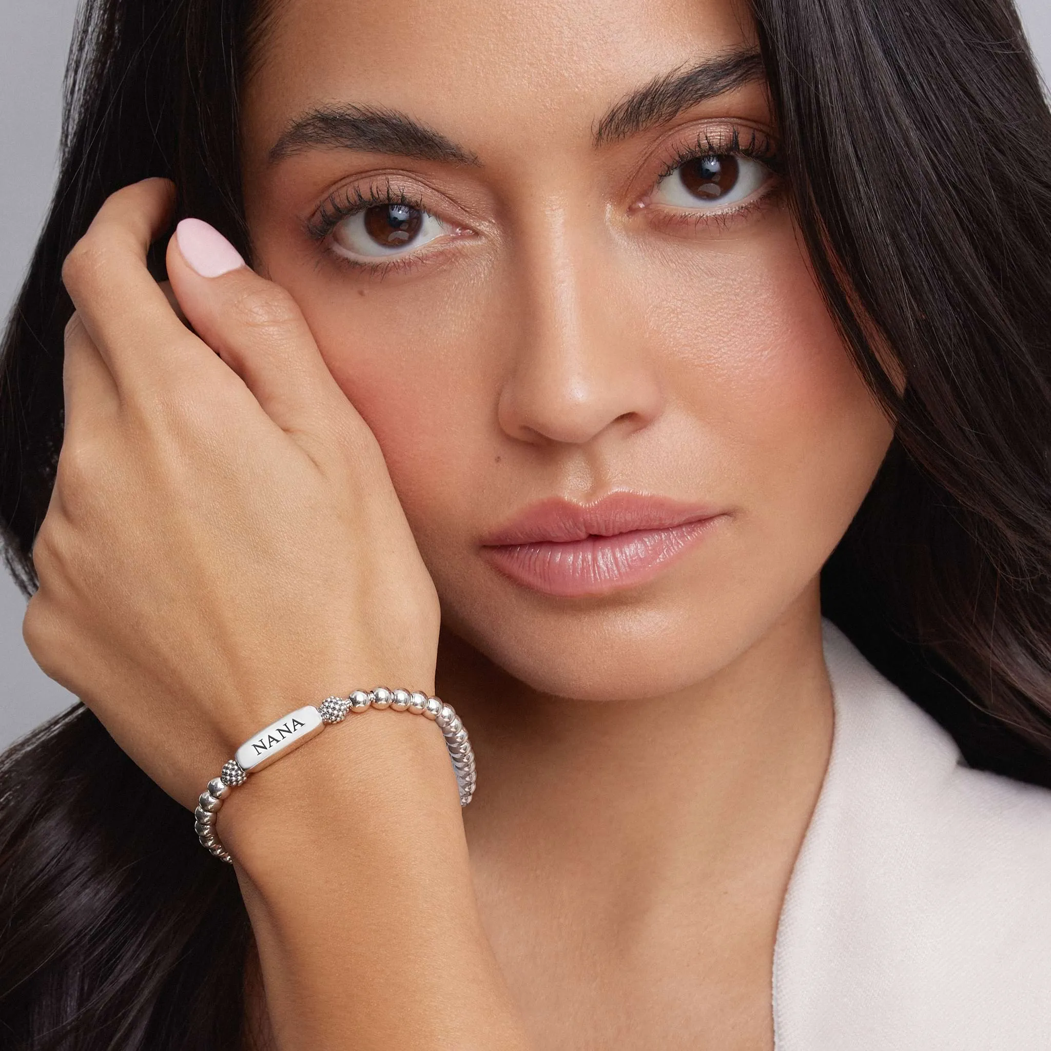 Signature Caviar Nana Stretch Bead Bracelet sold by LAGOS product image thumbnail 2