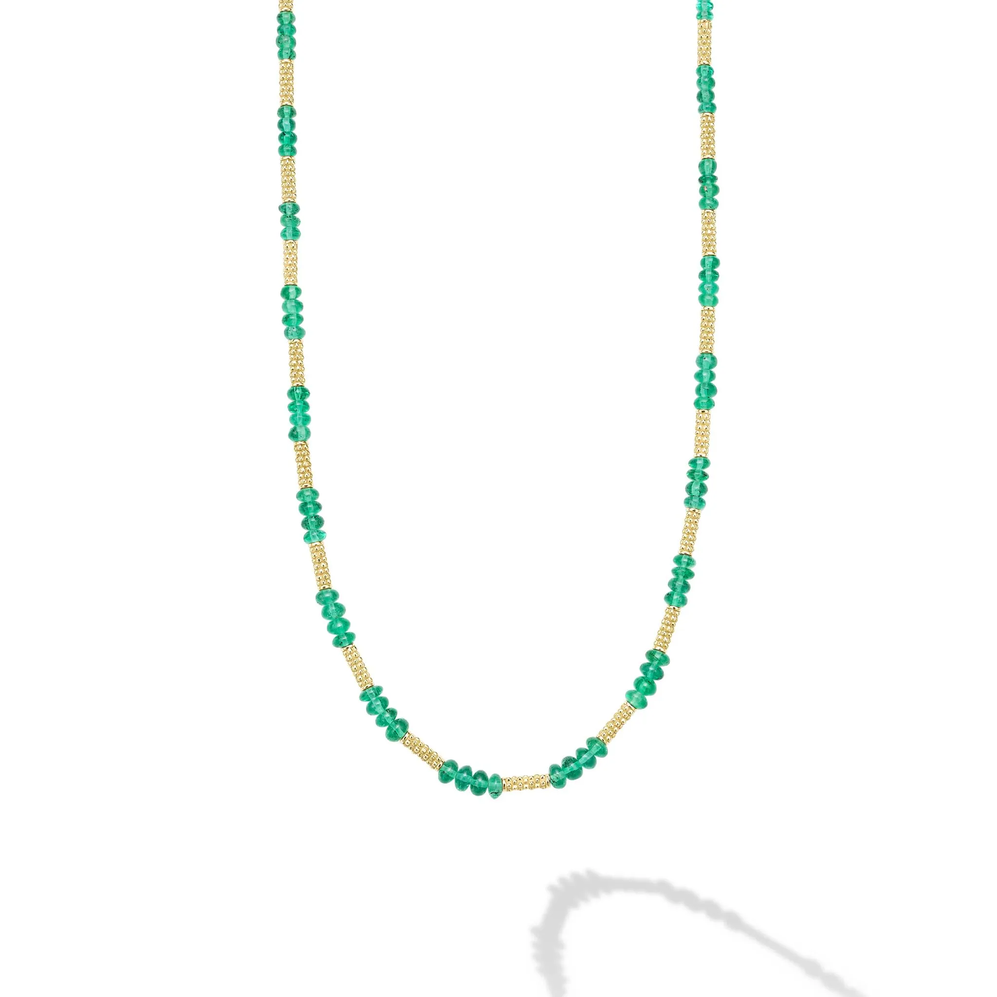 18K Gold and Emerald Necklace sold by LAGOS