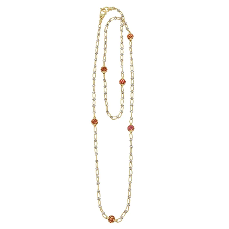 Studio 18K Gold Yellow Sapphire Long Necklace sold by LAGOS