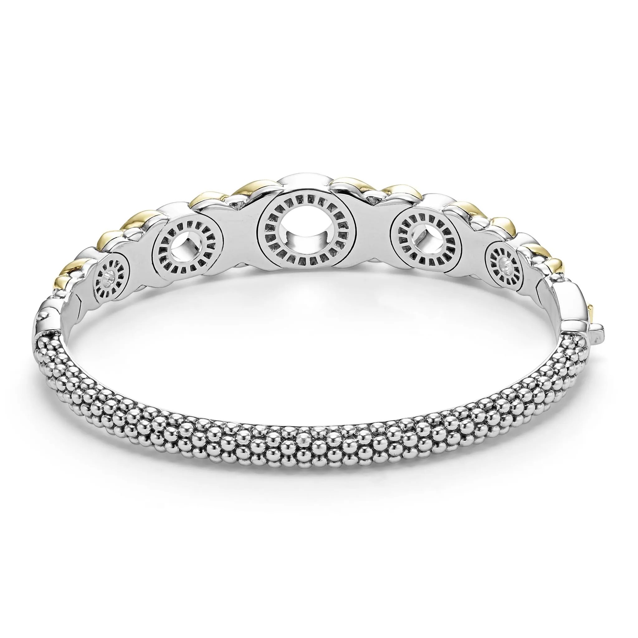 Embrace 18K Gold XO Diamond Bracelet sold by LAGOS product image thumbnail 4