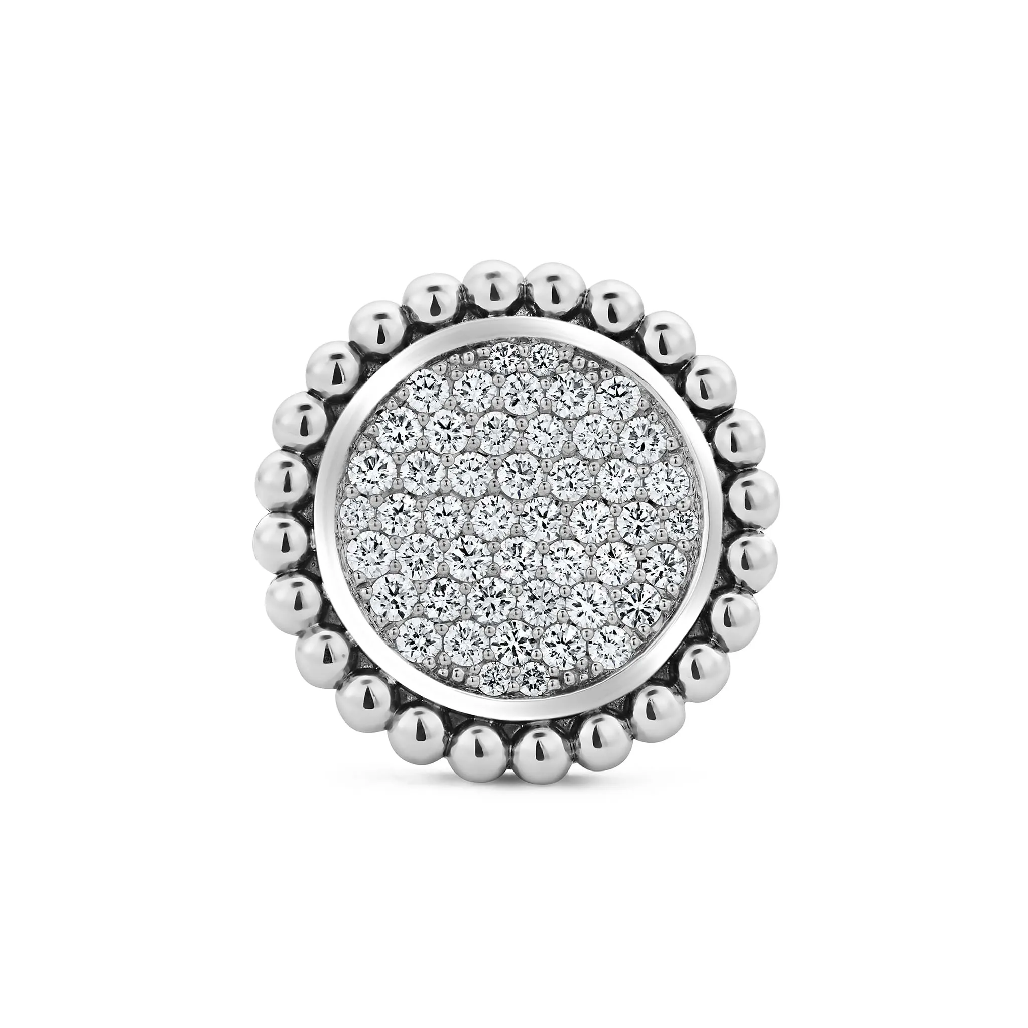 Caviar Spark Large Caviar Circle Diamond Ring sold by LAGOS product image thumbnail 3