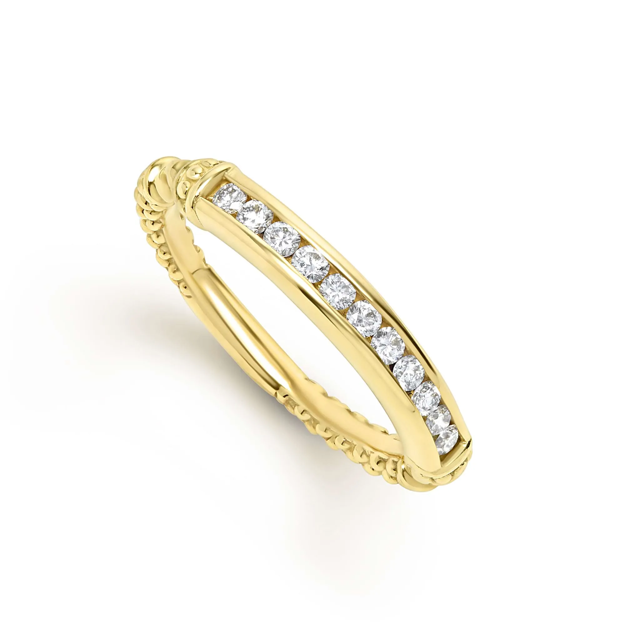 Studio 18K Gold Diamond Stacking Ring sold by LAGOS