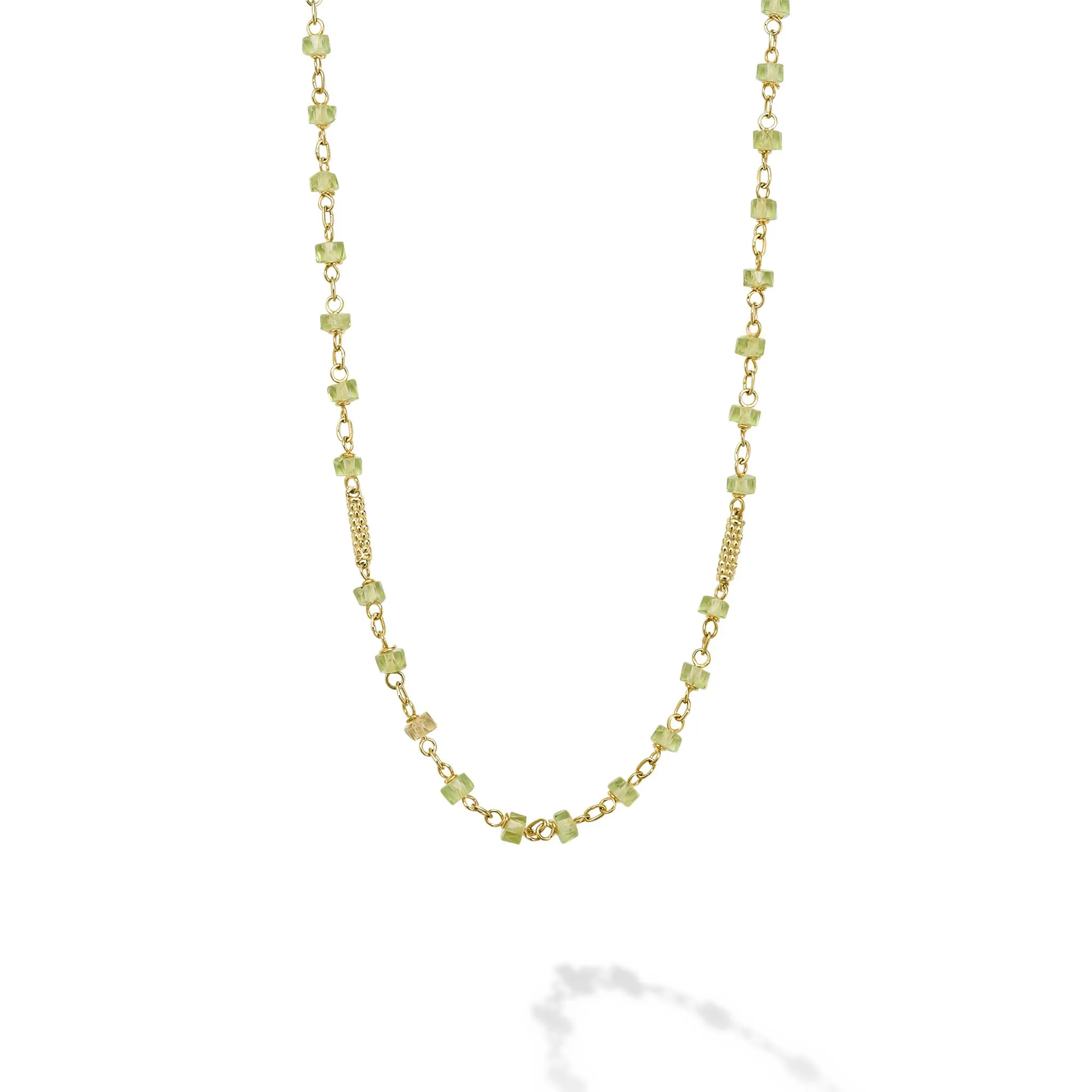 Studio 18K Gold Peridot Necklace sold by LAGOS
