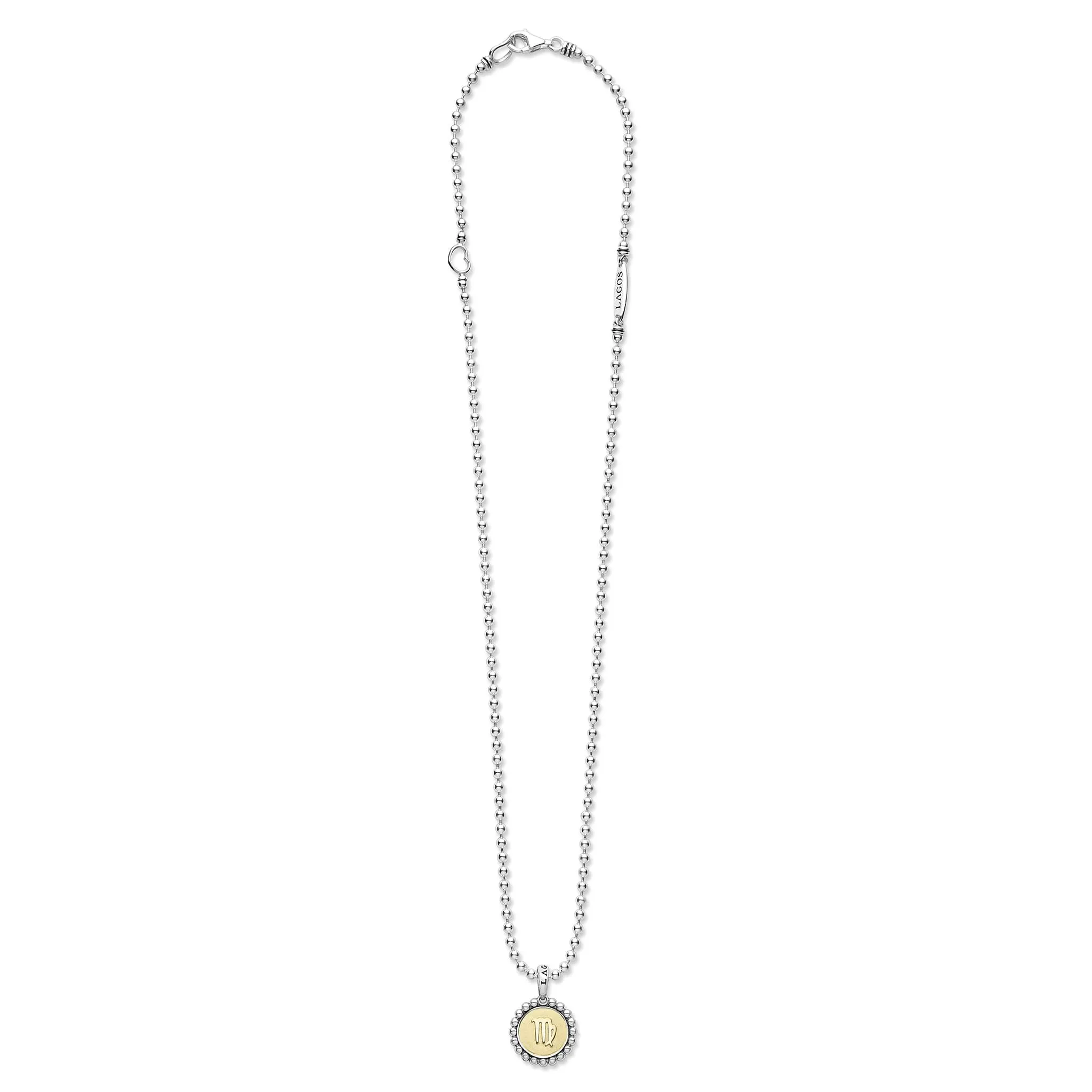 Signature Caviar Virgo Zodiac Charm Necklace sold by LAGOS product image thumbnail 3