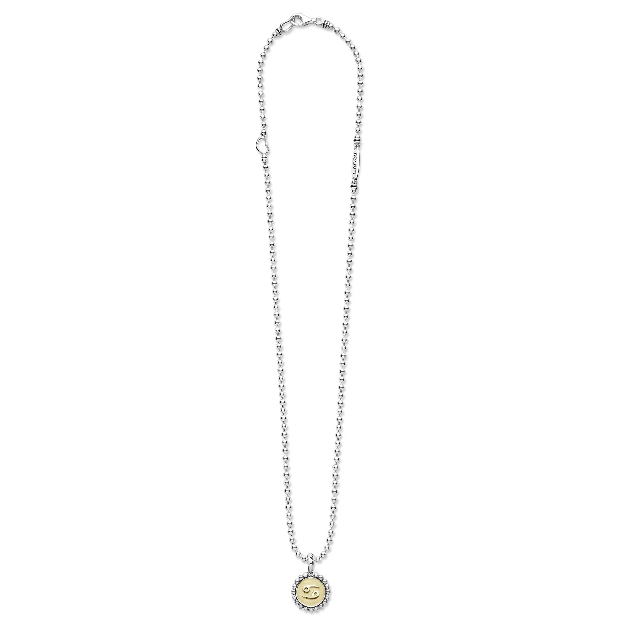 Signature Caviar Cancer Zodiac Charm Necklace sold by LAGOS product image thumbnail 3