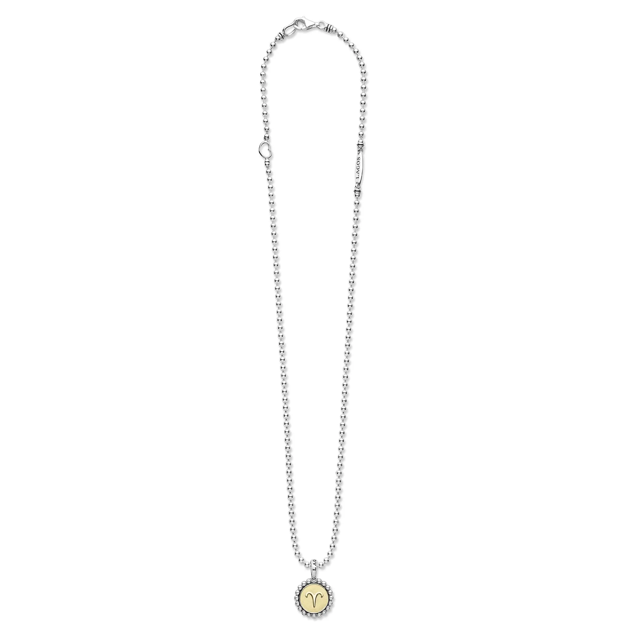 Signature Caviar Aries Zodiac Charm Necklace sold by LAGOS product image thumbnail 3