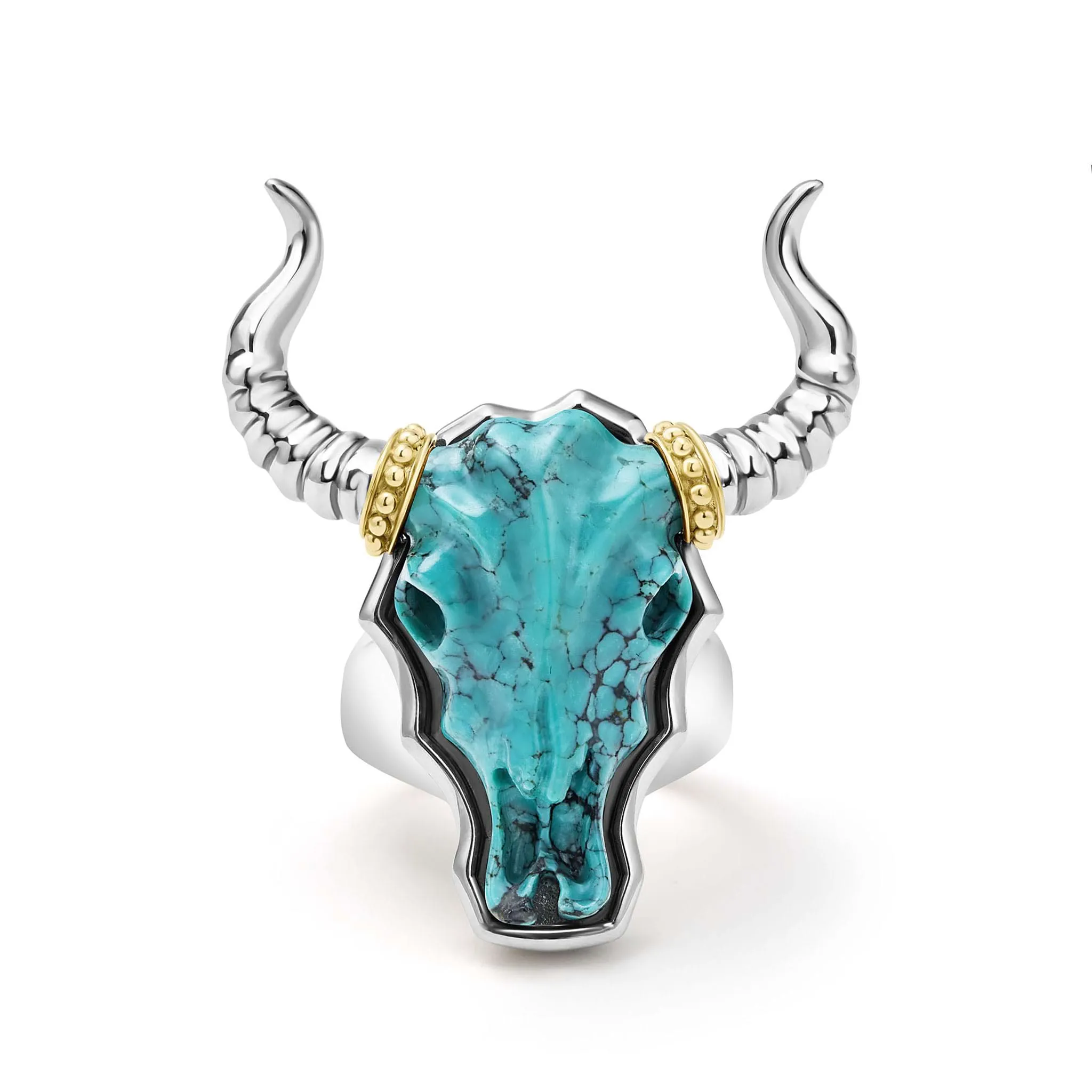 Anthem Turquoise Long Horn Ring sold by LAGOS product image thumbnail 5