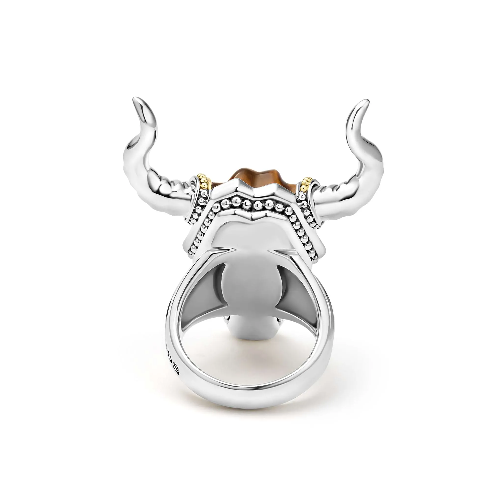 Anthem Tiger Eye Long Horn Ring sold by LAGOS product image thumbnail 4