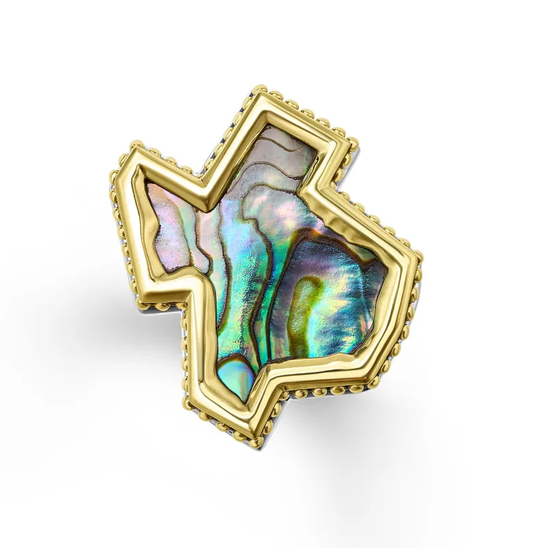 Anthem Abalone Texas State Ring sold by LAGOS