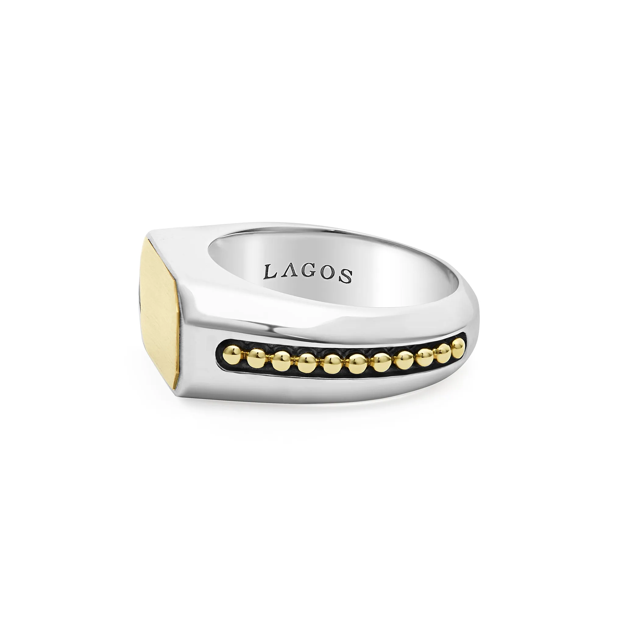 Anthem Two-Tone Octagon Ring sold by LAGOS product image thumbnail 4