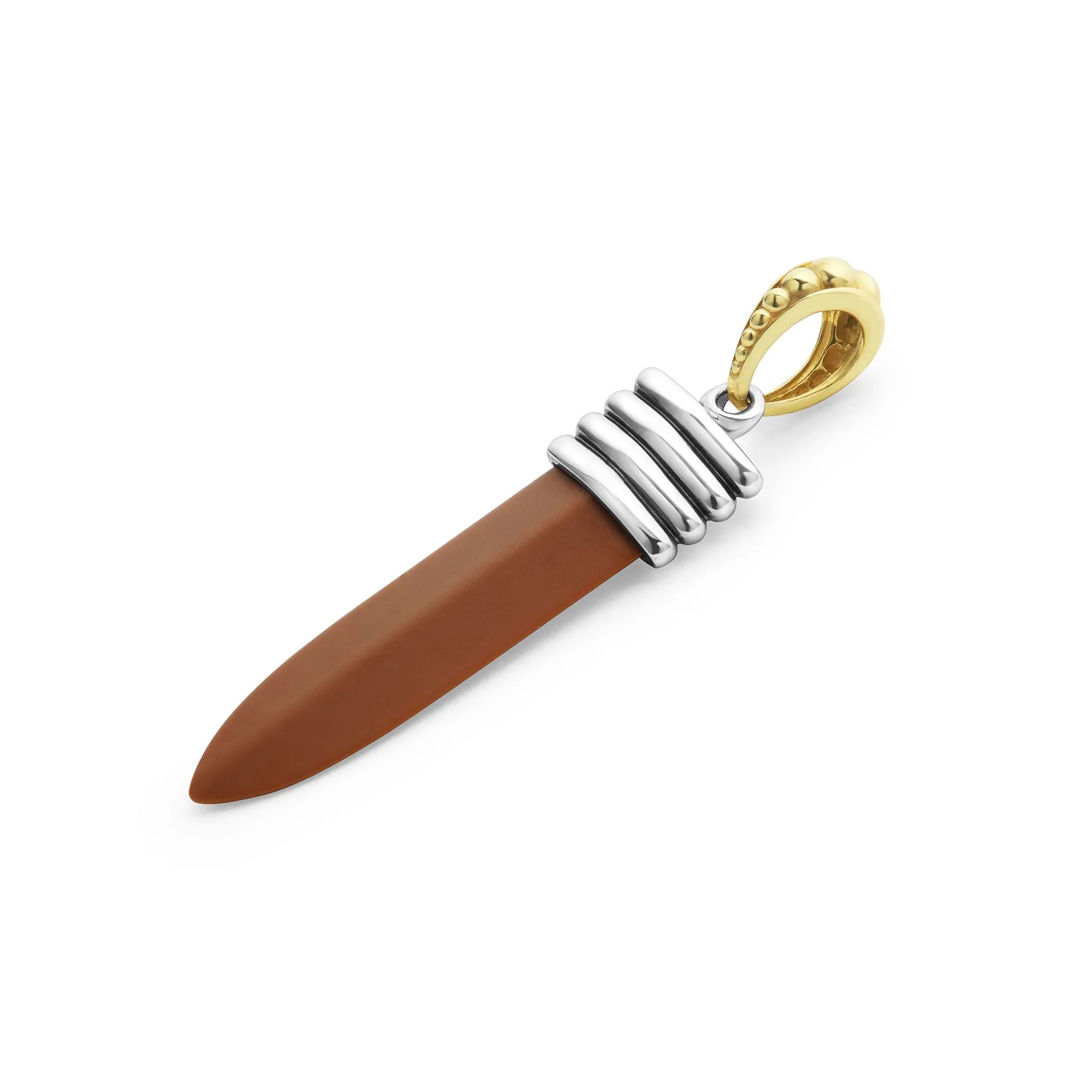 Anthem Matte Tan Ceramic Blade Amulet sold by LAGOS product image thumbnail 3