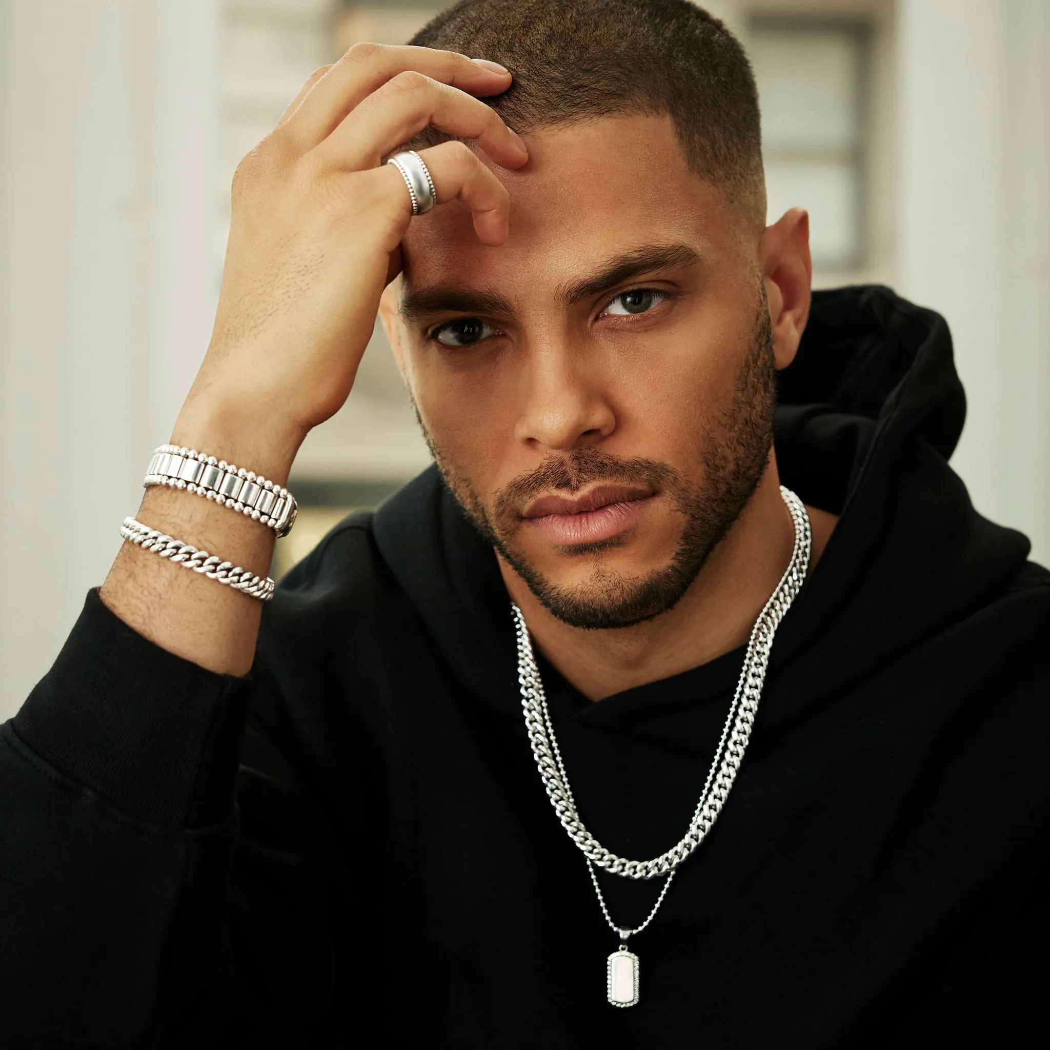 Anthem Diamond Tag Amulet sold by LAGOS product image thumbnail 5