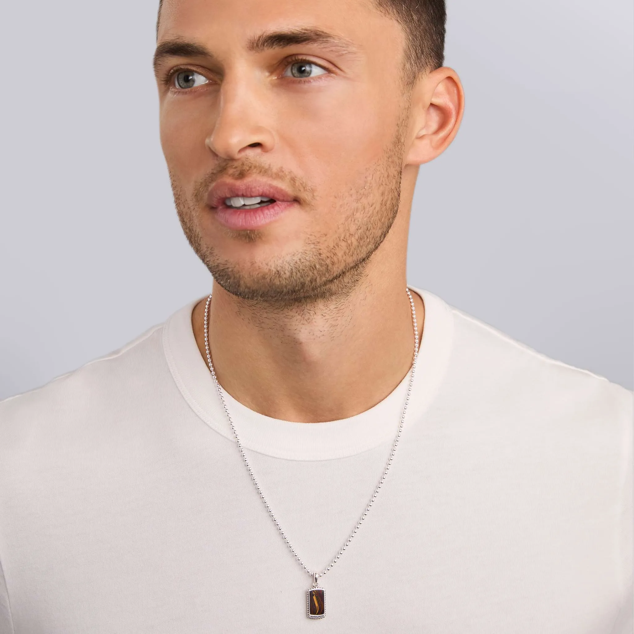 Anthem Tiger Iron Tag Amulet sold by LAGOS product image thumbnail 2