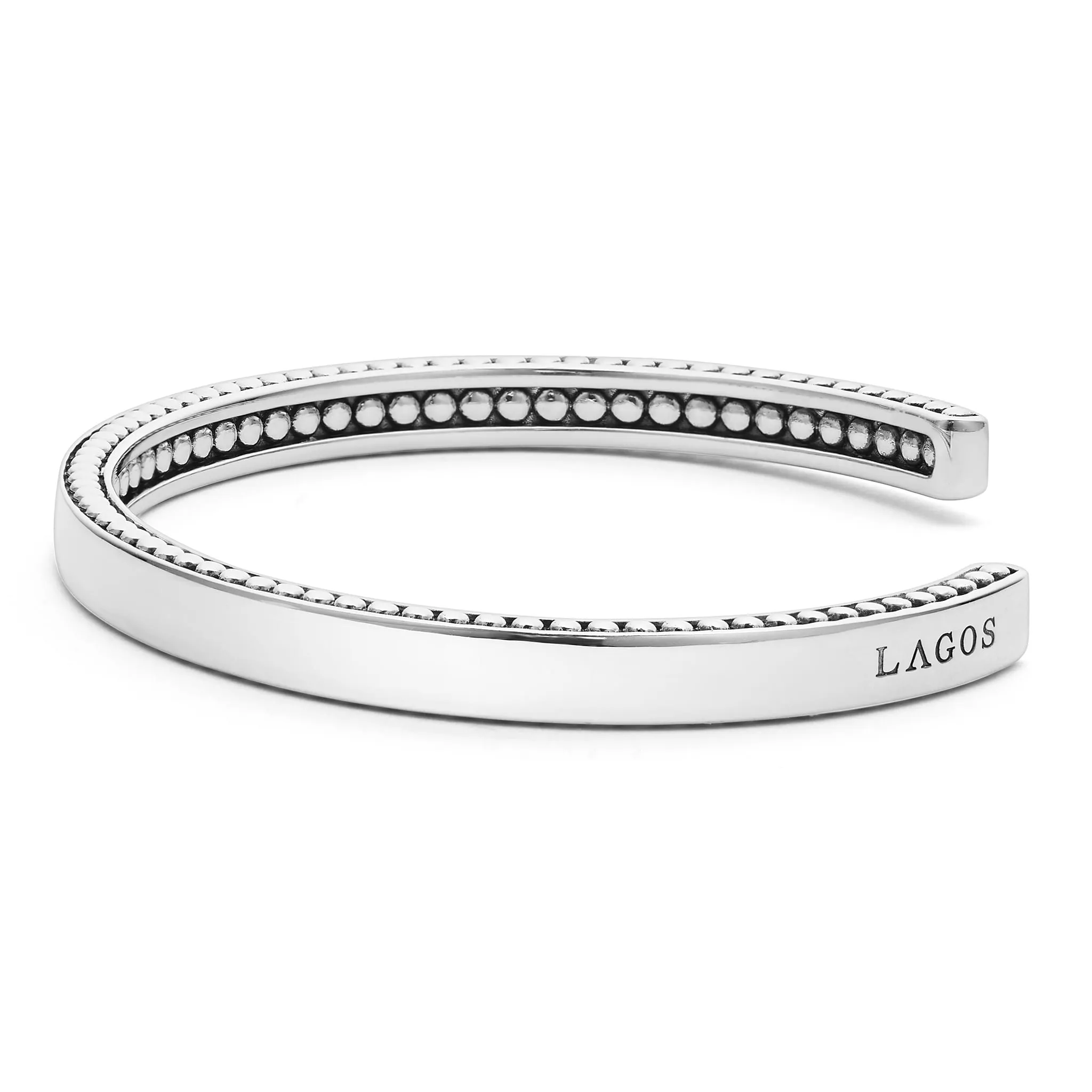Anthem Silver Cuff Bracelet | 6mm sold by LAGOS product image thumbnail 3