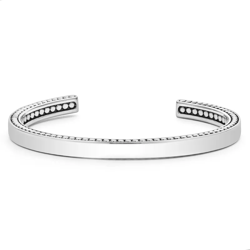 Anthem Silver Cuff Bracelet | 6mm sold by LAGOS