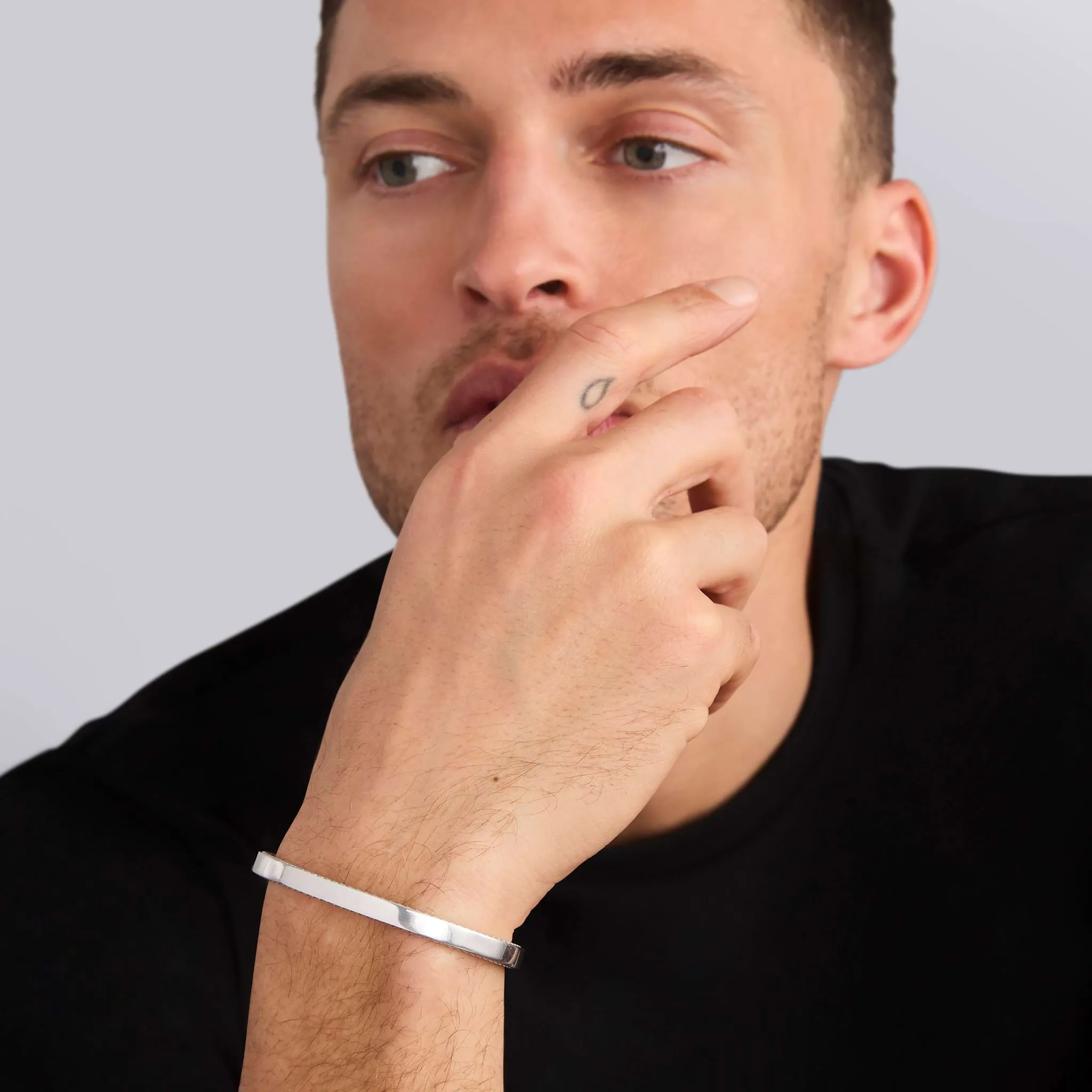 Anthem Silver Cuff Bracelet | 6mm sold by LAGOS product image thumbnail 2