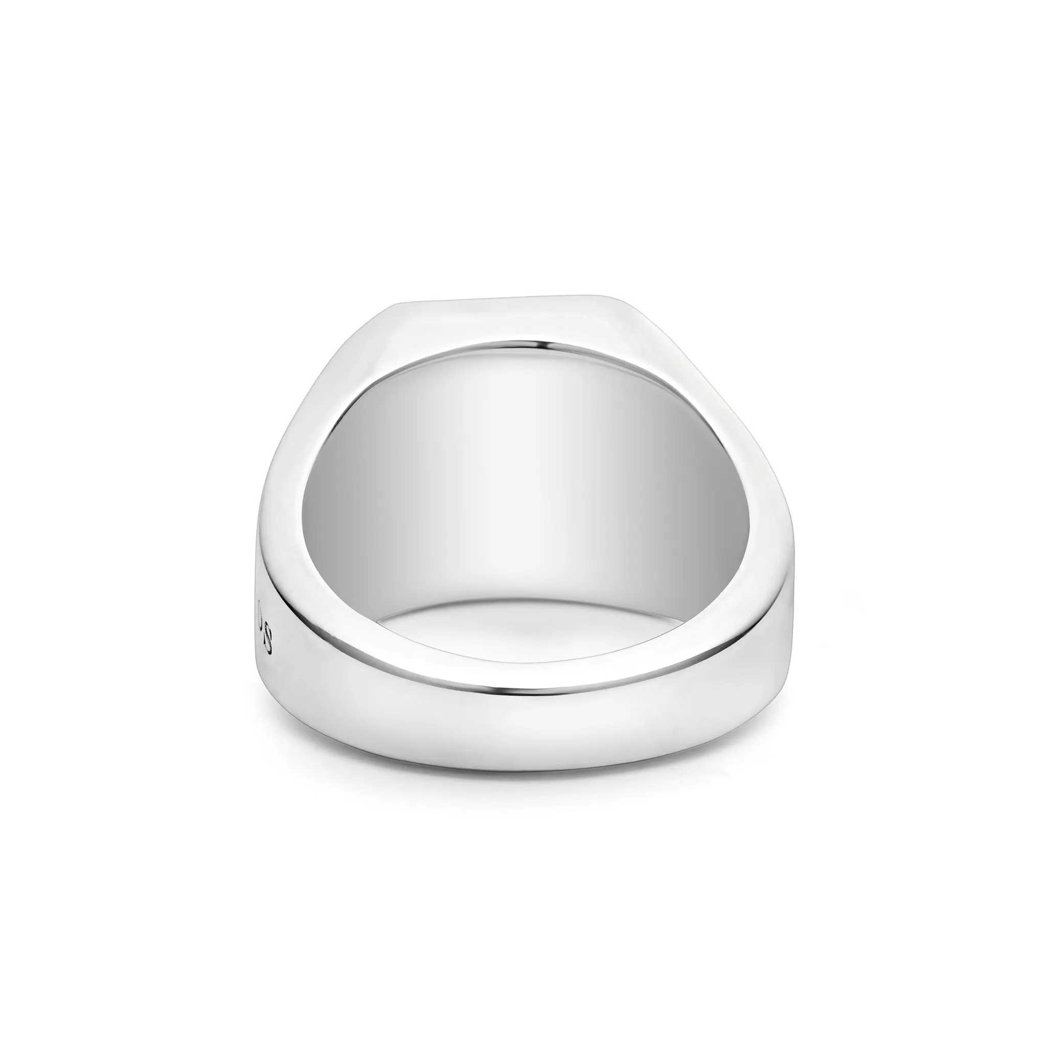 Anthem Two-Tone Caviar Beaded Square Ring sold by LAGOS product image thumbnail 5