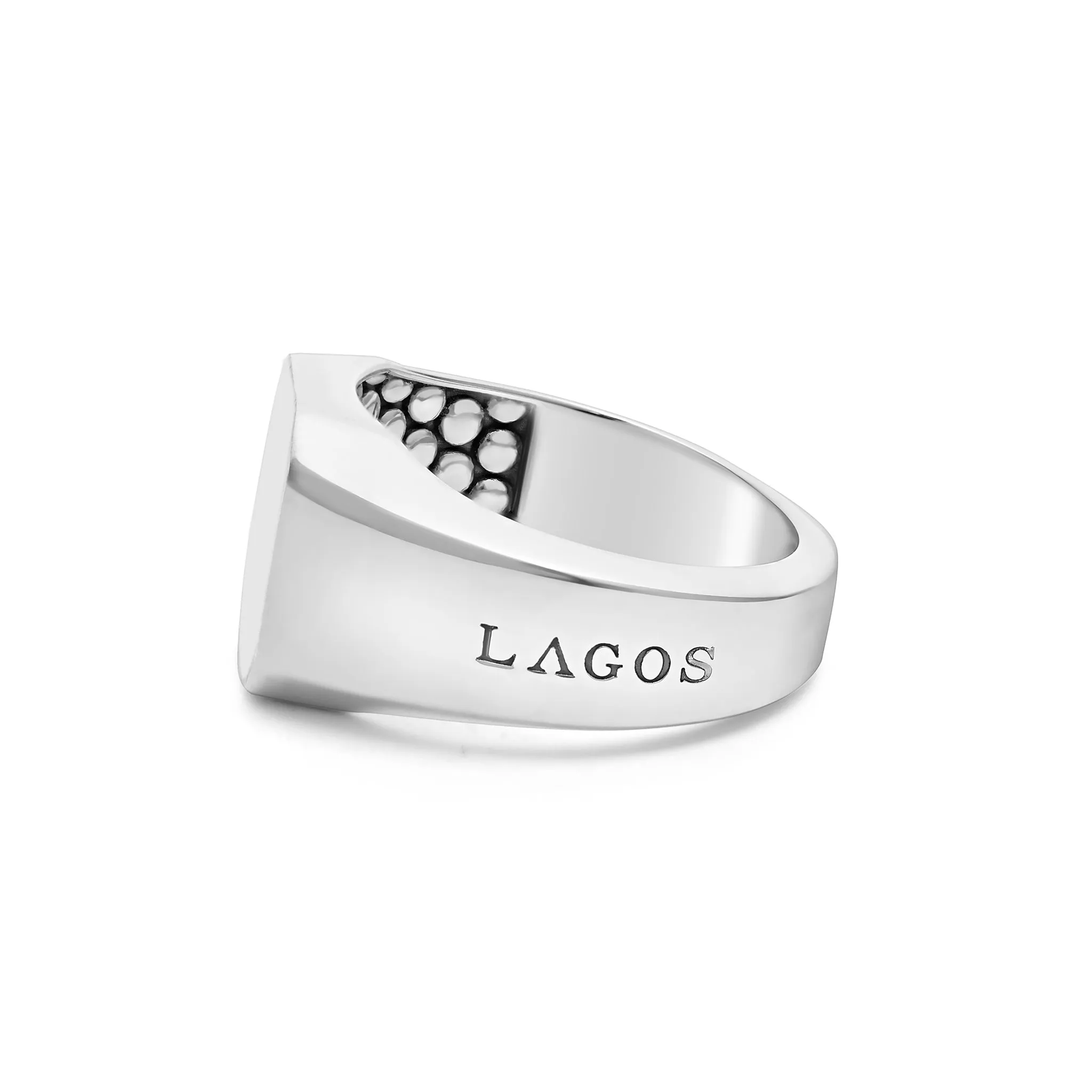 Anthem Octagon Signet Ring sold by LAGOS product image thumbnail 4