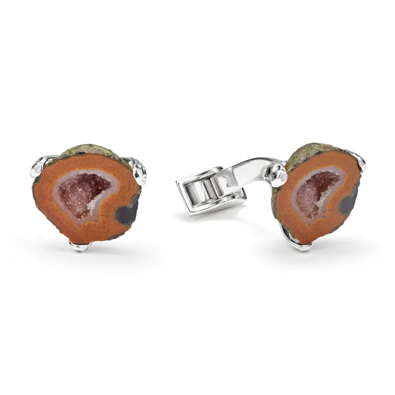 Anthem Crystal Geode Cufflinks sold by LAGOS