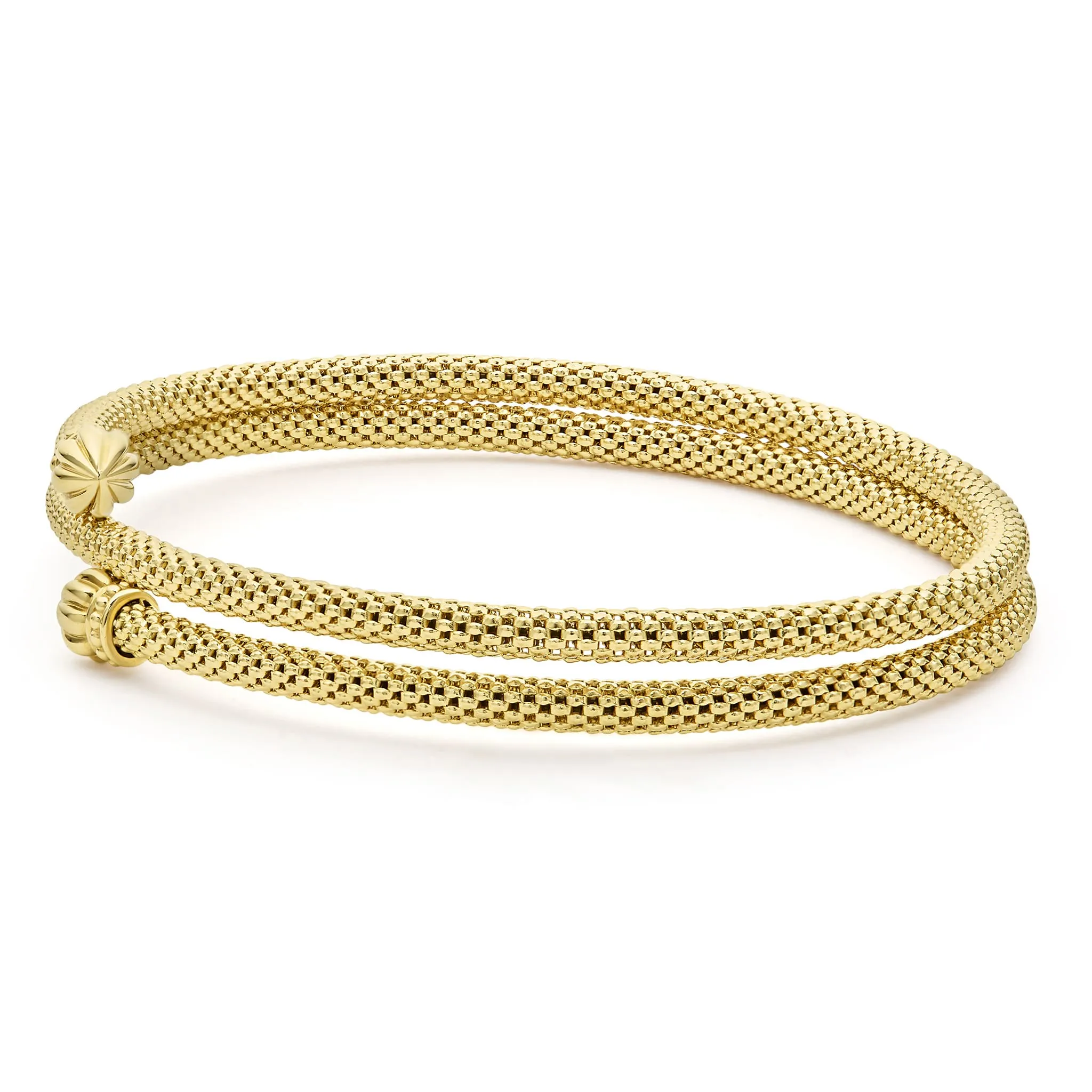 Signature Caviar 18K Gold Double Wrap Bracelet sold by LAGOS product image thumbnail 3