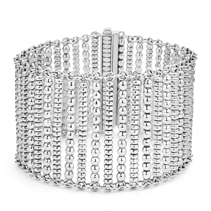 Signature Caviar Caviar Beaded Statement Bracelet | 38mm sold by LAGOS