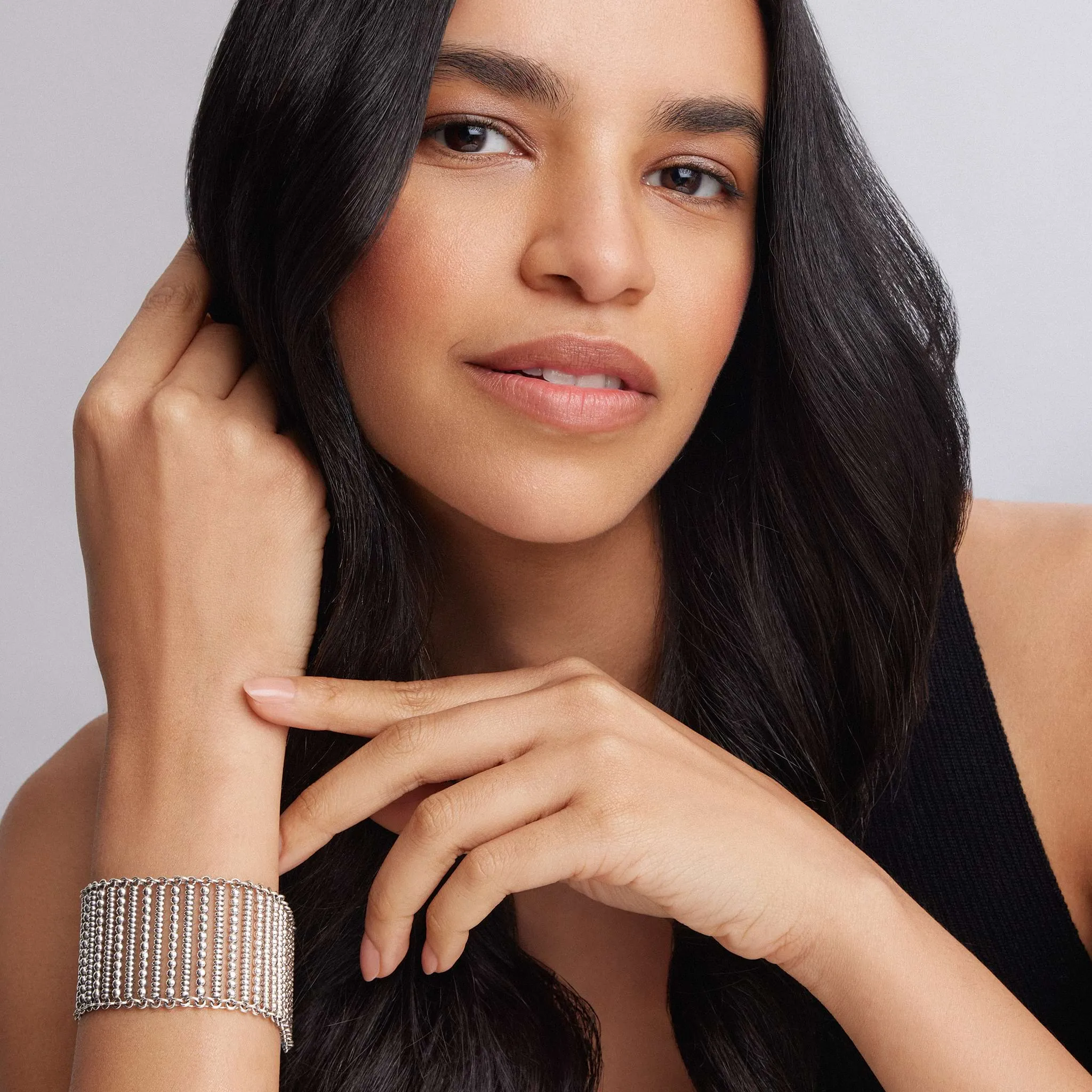 Signature Caviar Caviar Beaded Statement Bracelet | 38mm sold by LAGOS product image thumbnail 2