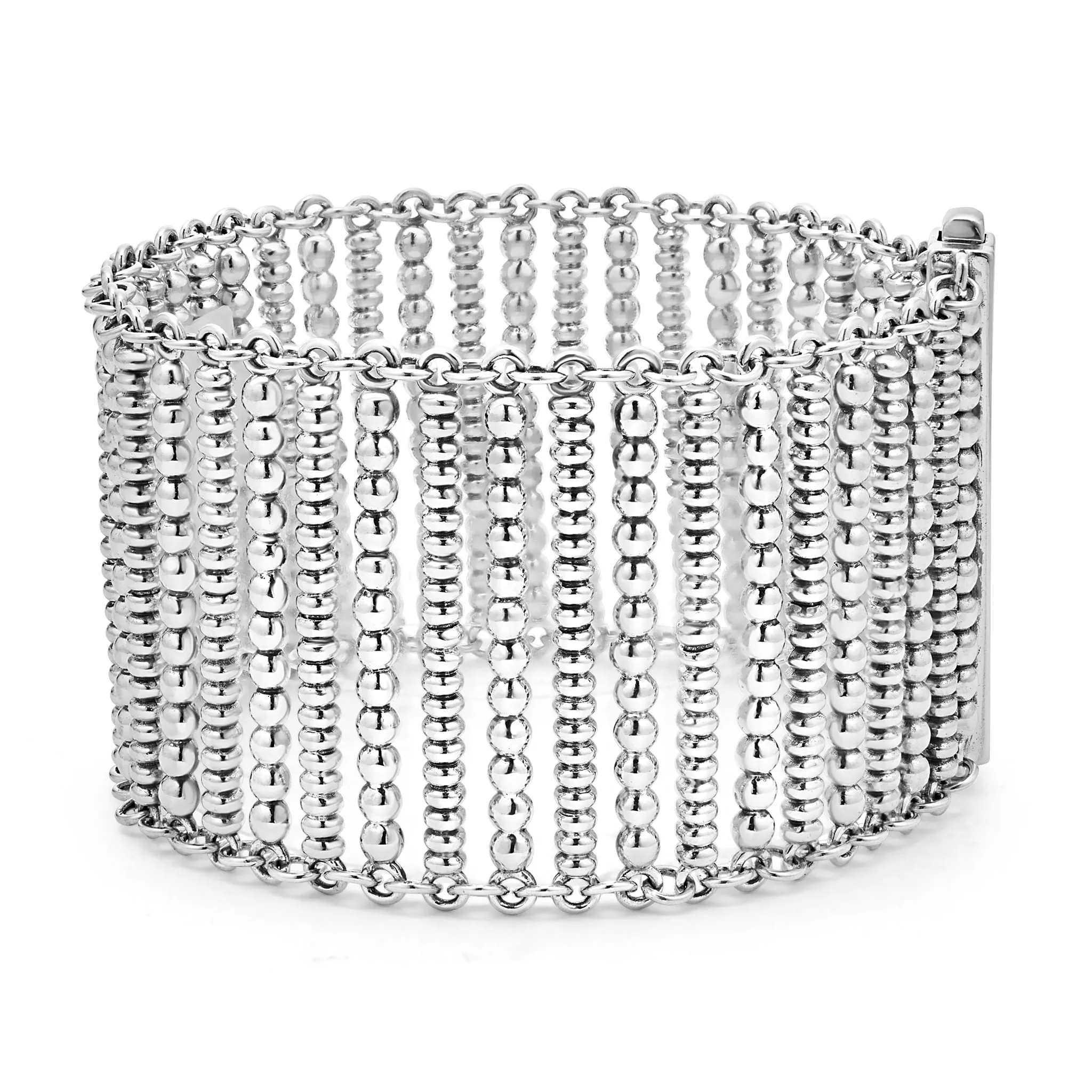 Signature Caviar Caviar Beaded Statement Bracelet | 38mm sold by LAGOS product image thumbnail 3