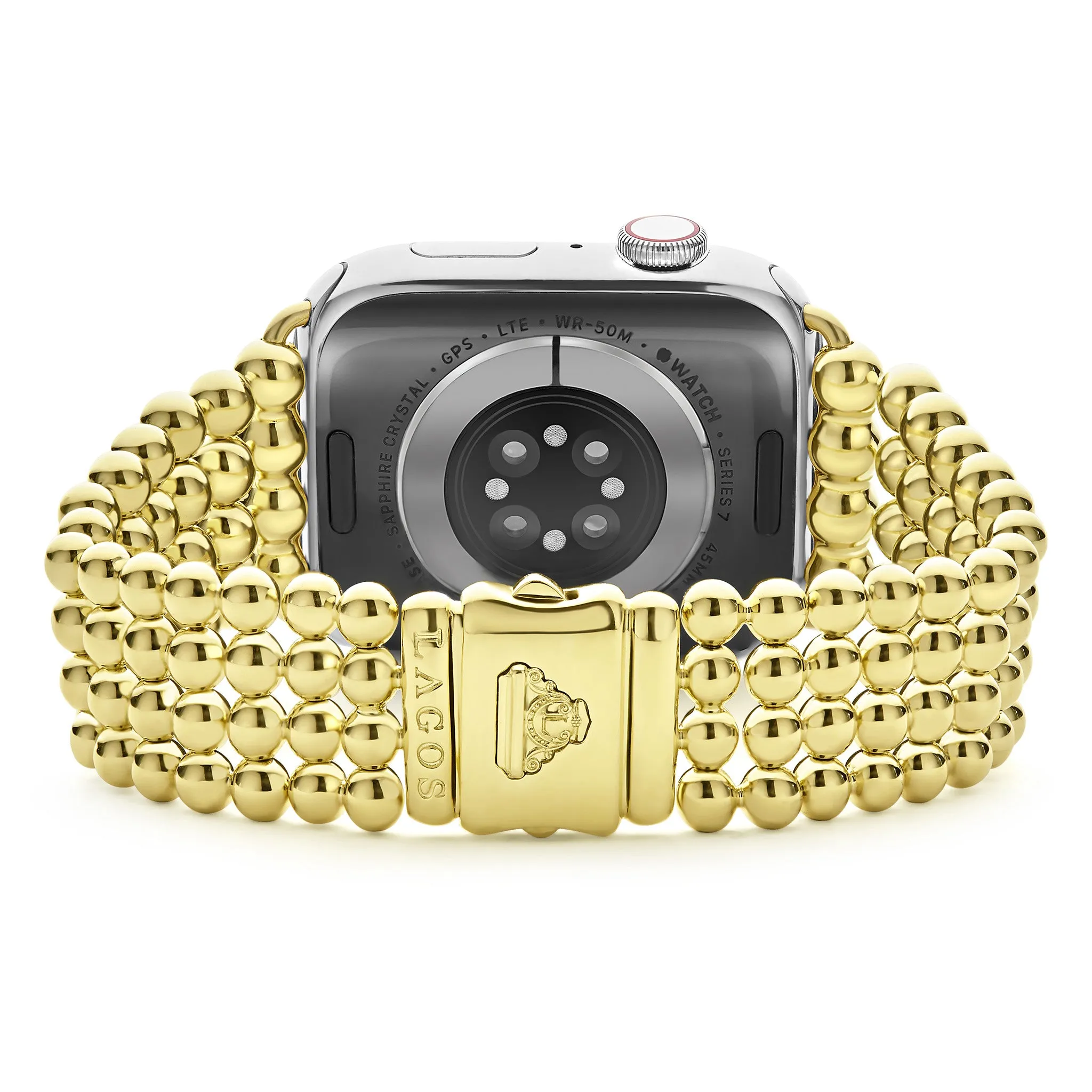 Smart Caviar 18K Gold Infinite Caviar Beaded Watch Bracelet - 42-49mm sold by LAGOS product image thumbnail 4
