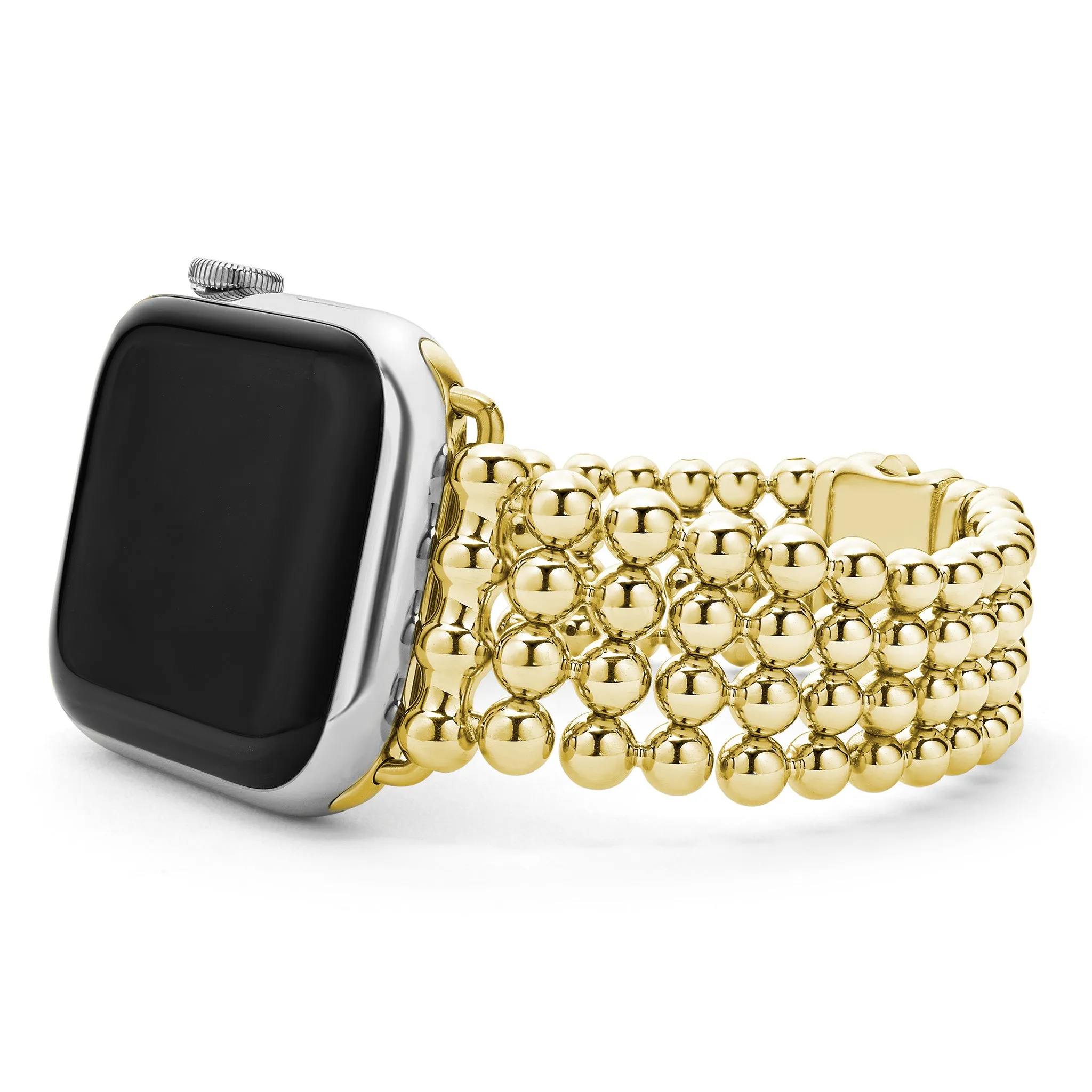 Smart Caviar 18K Gold Infinite Caviar Beaded Watch Bracelet - 42-49mm sold by LAGOS