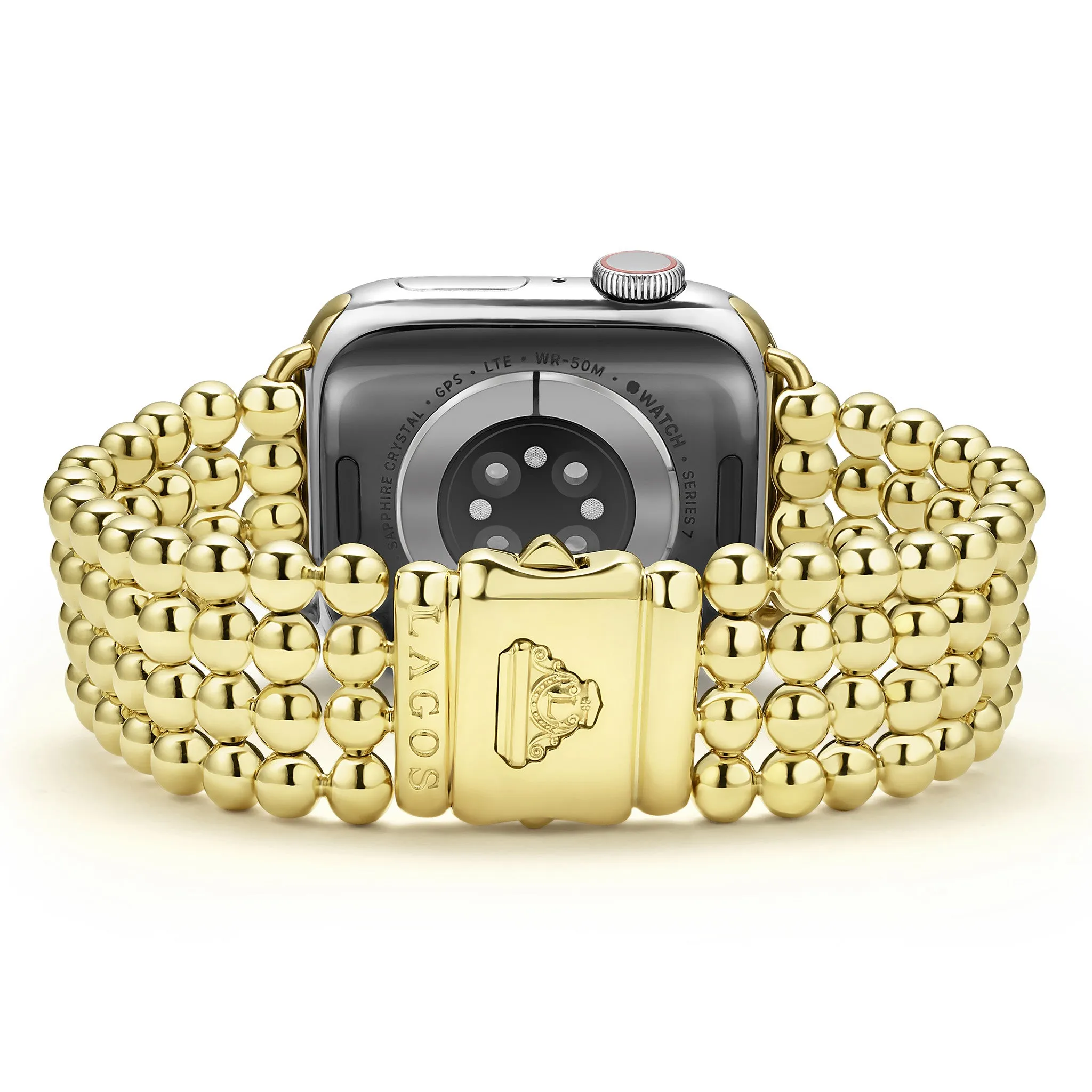 Smart Caviar 18K Gold Infinite Caviar Beaded Watch Bracelet - 38-45mm sold by LAGOS product image thumbnail 5